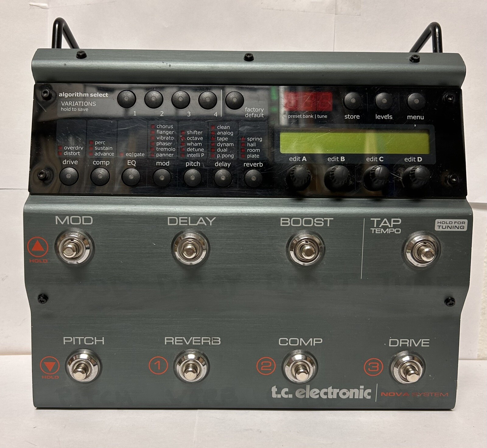 T.C. Electronic Nova System Guitar Multi Effects Processor Pedal, Tested/Works