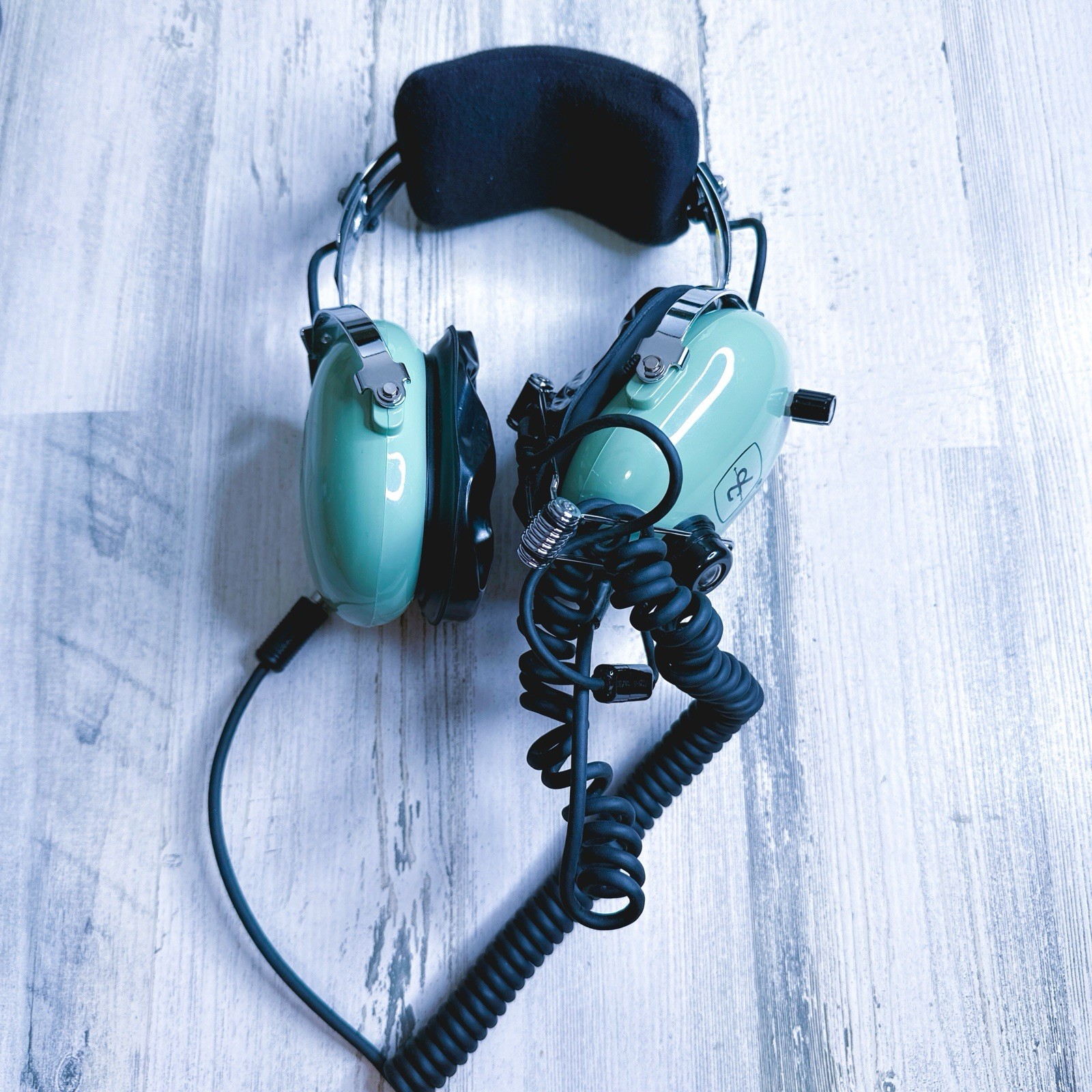 David Clark Model H10-76 Military Aviation Headset w/Microphone Padded USA Made
