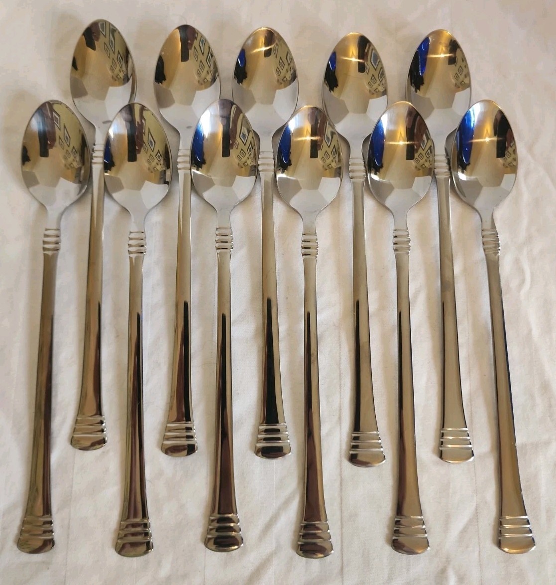 Set of 11 Cambridge CODIE Stainless Iced Tea Spoons Long Handle