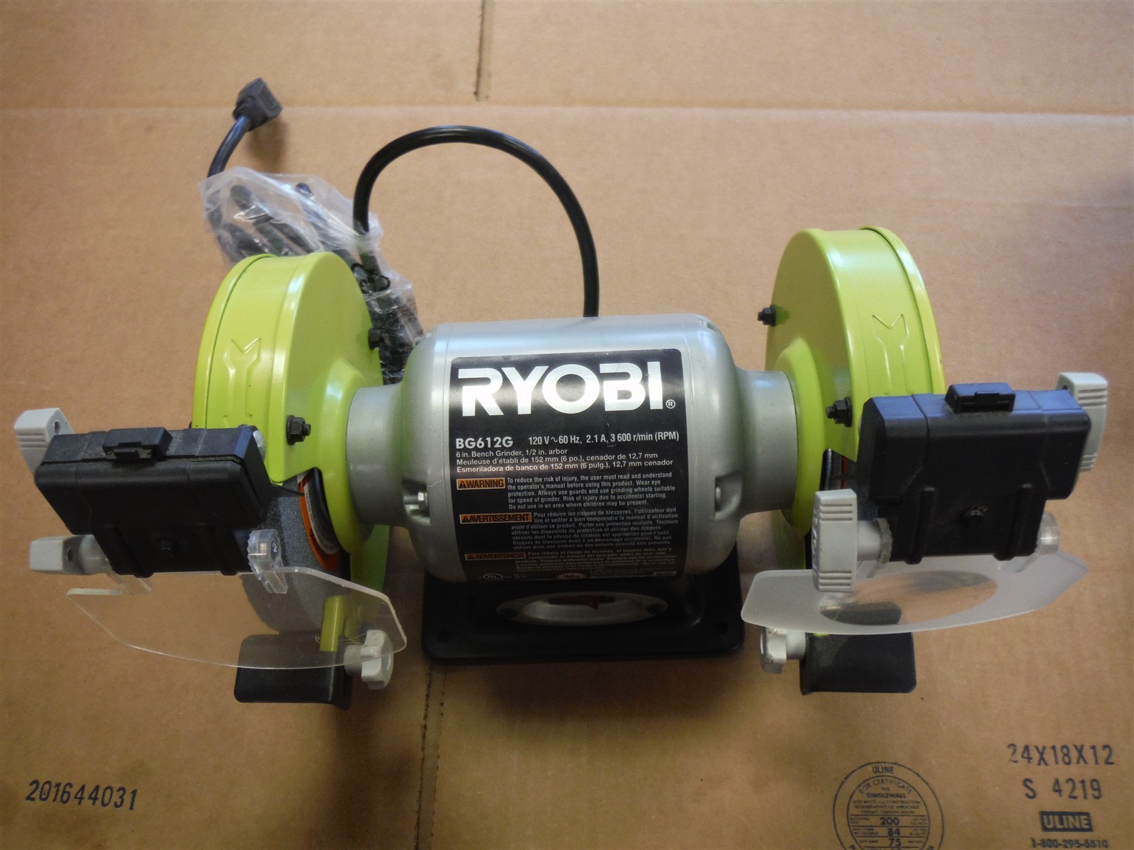Ryobi BG612G/6 Inch Bench Grinder *FC10
