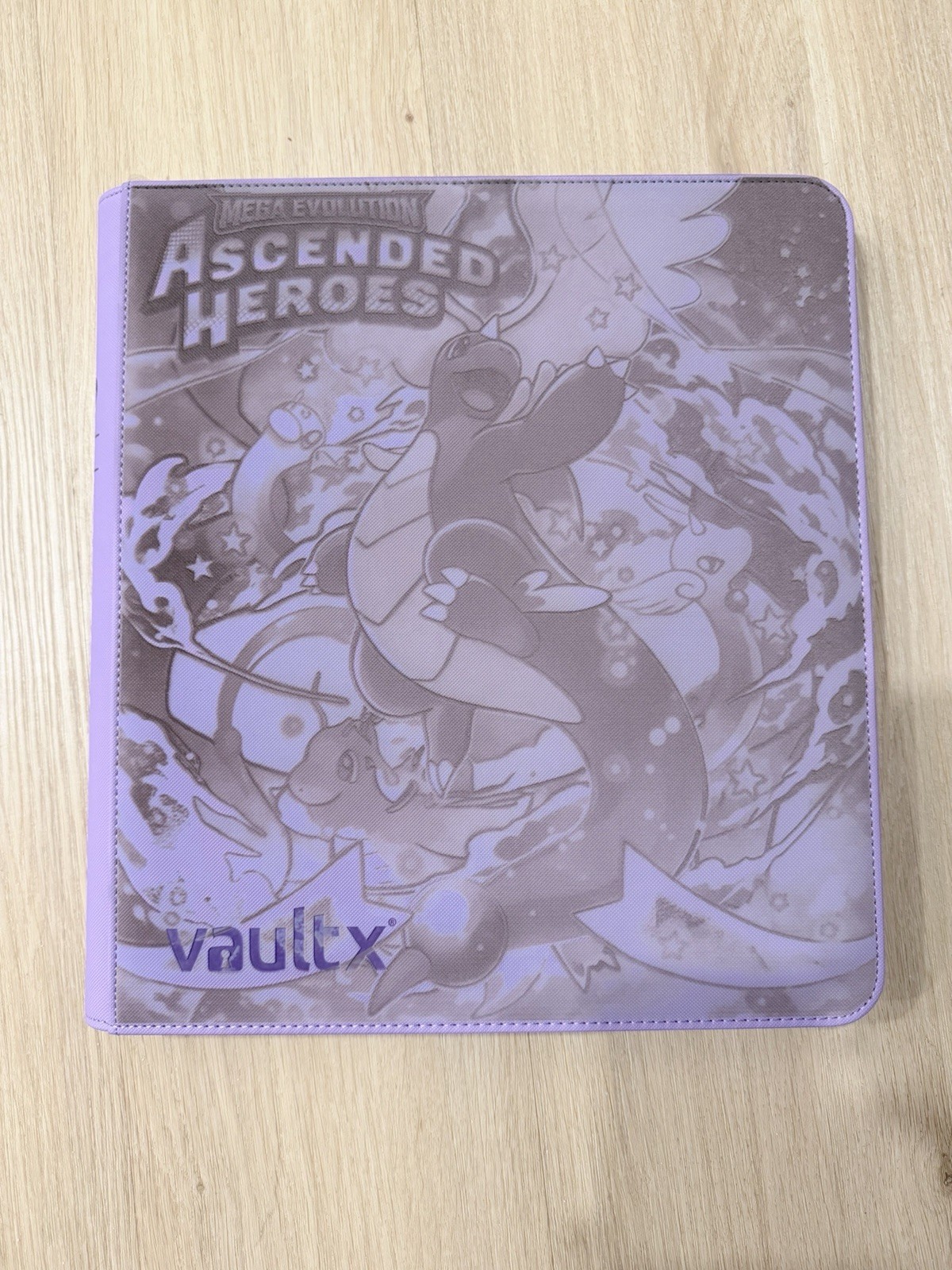 Vault X Ascended Heroes ME 2.5 Purple 12 Pocket Binder