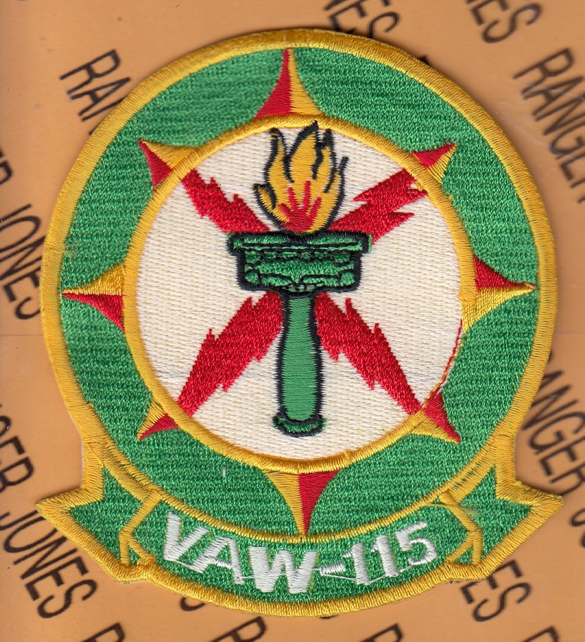 USN Navy Airborne Command & Control Sq VAW-115 Liberty Bells ~4" patch c/e
