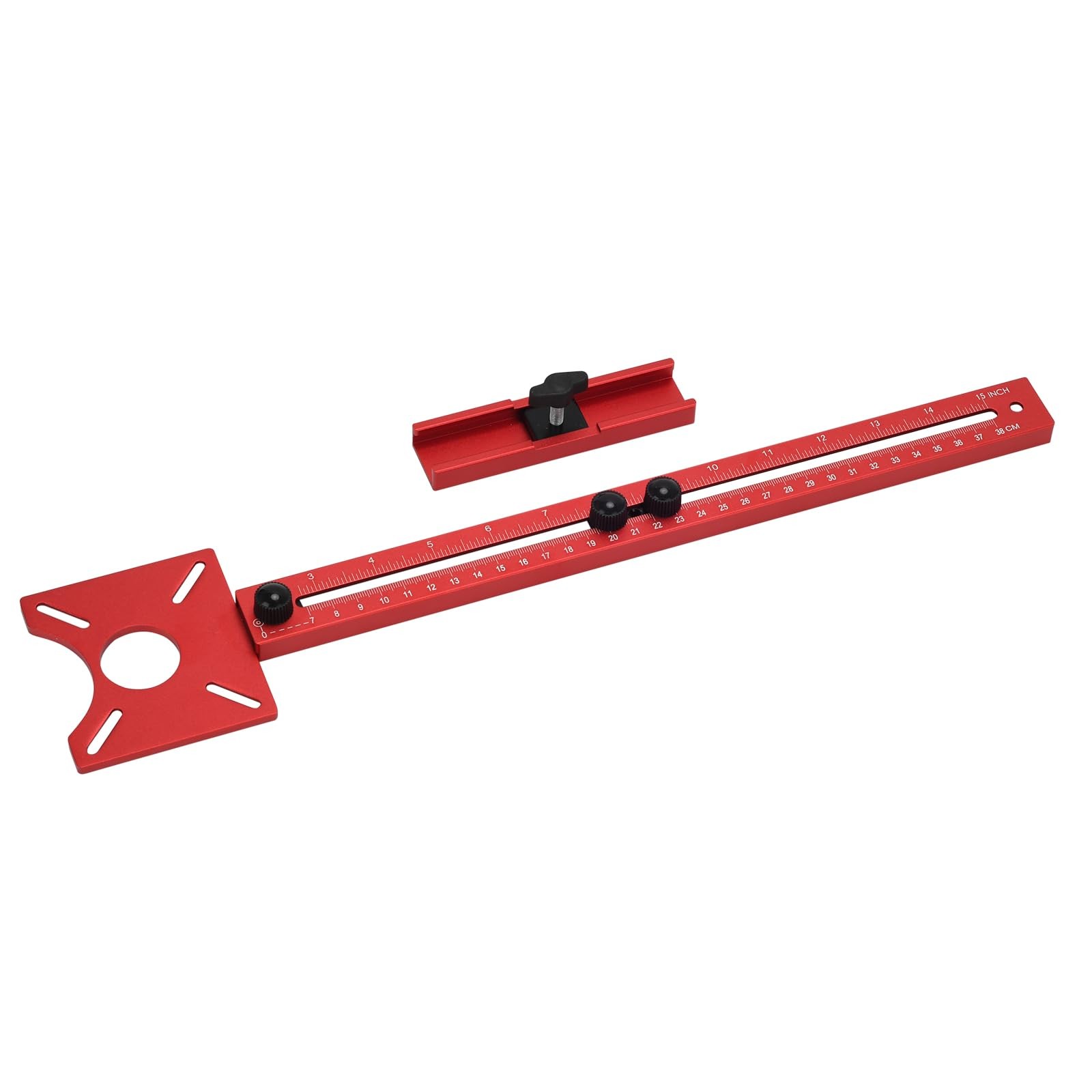 4 1 Router Milling Groove Bracket Aluminum Alloy Circle Cutting Jig
