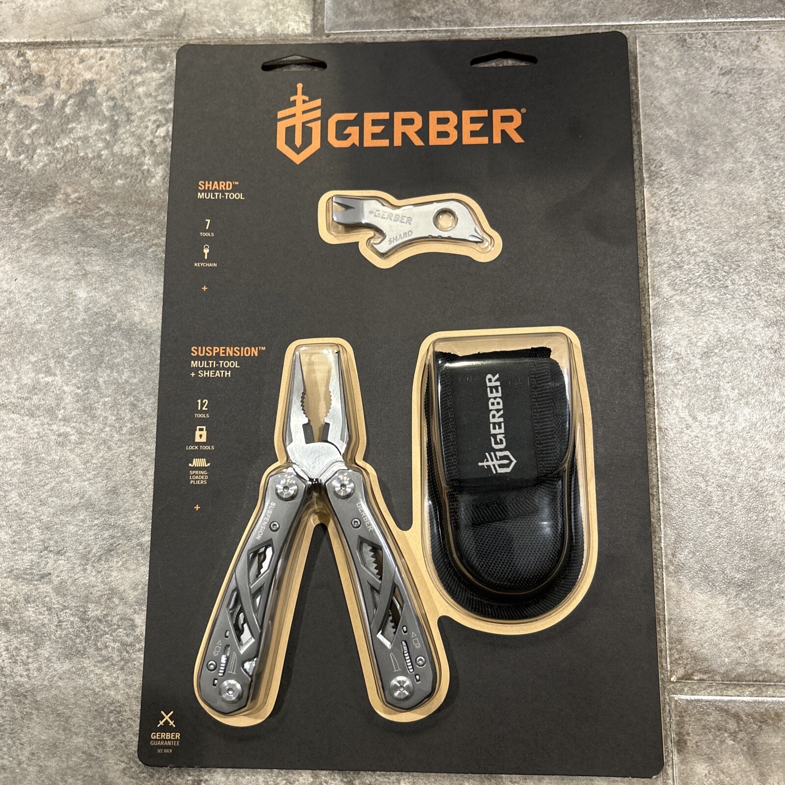 Gerber Suspension Multi-Tool + Sheath & Shard Multi-Tool NEW