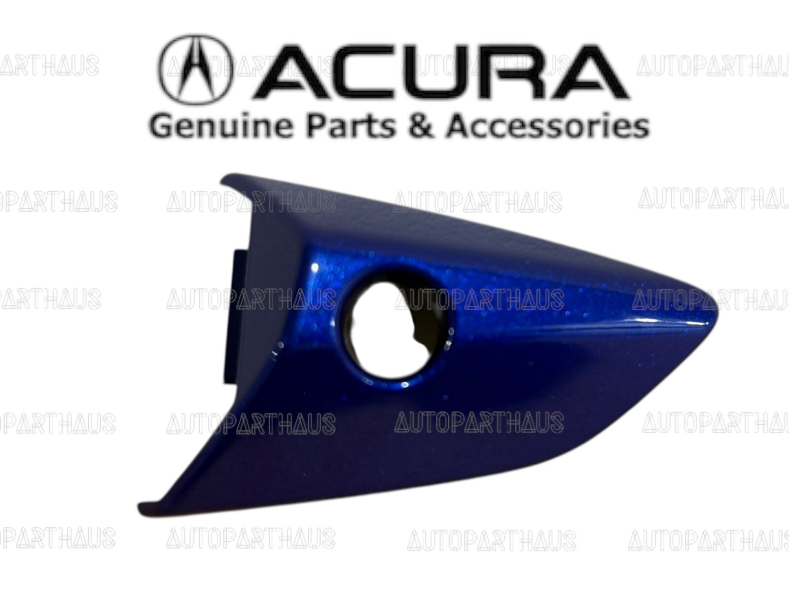 OEM 21 - 25 ACURA TLX FRONT DRIVER DOOR LOCK HANDLE COVER CAP BLUE LEFT B621P