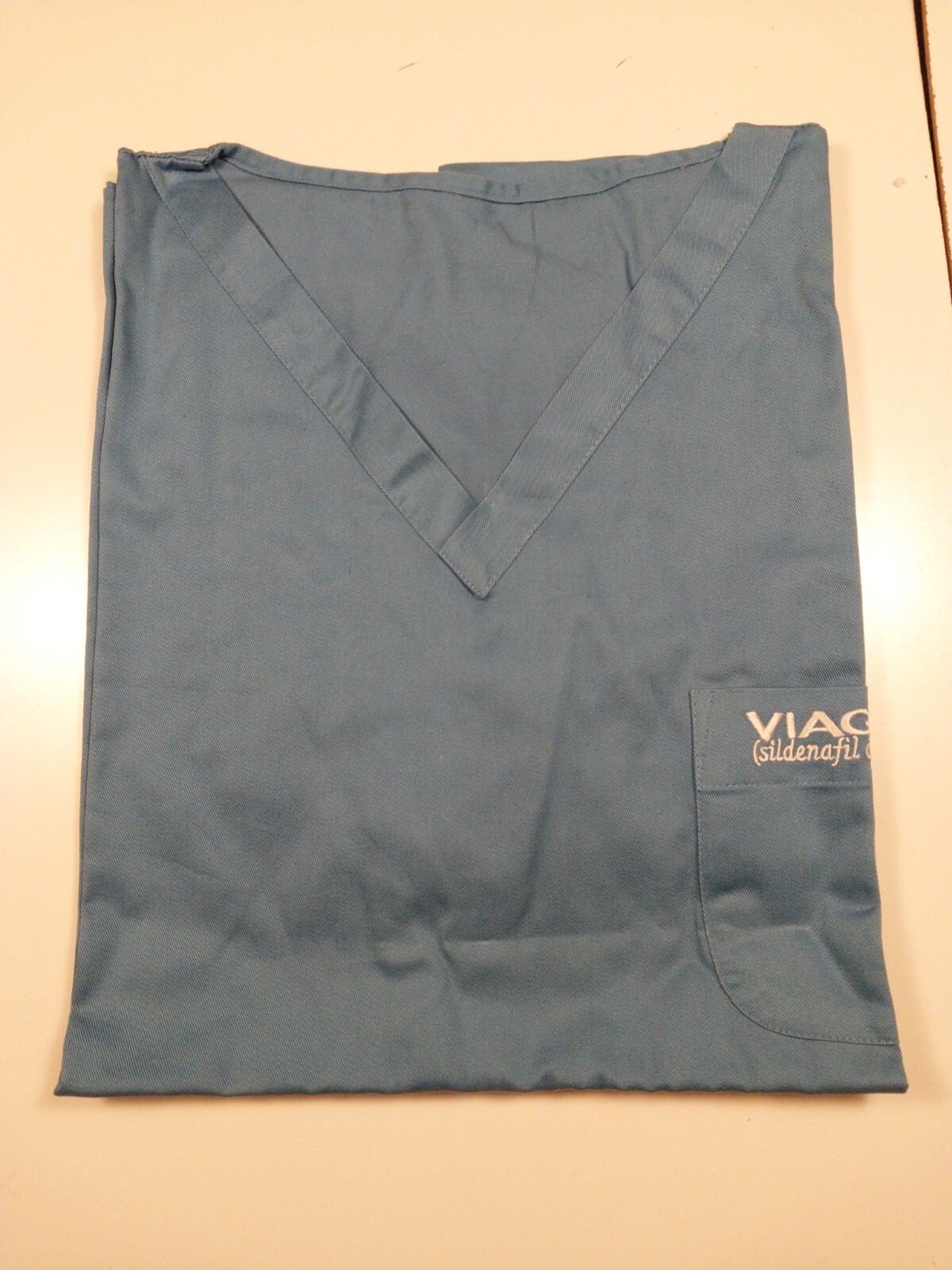 Viagra Scrub Top Shirt (one-size), NEW in wrapper