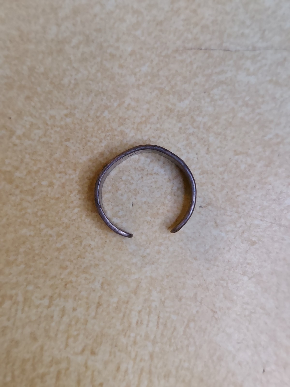 Vintage Sterling Silver 925 Dolphin Small Toe Ring Adjustable