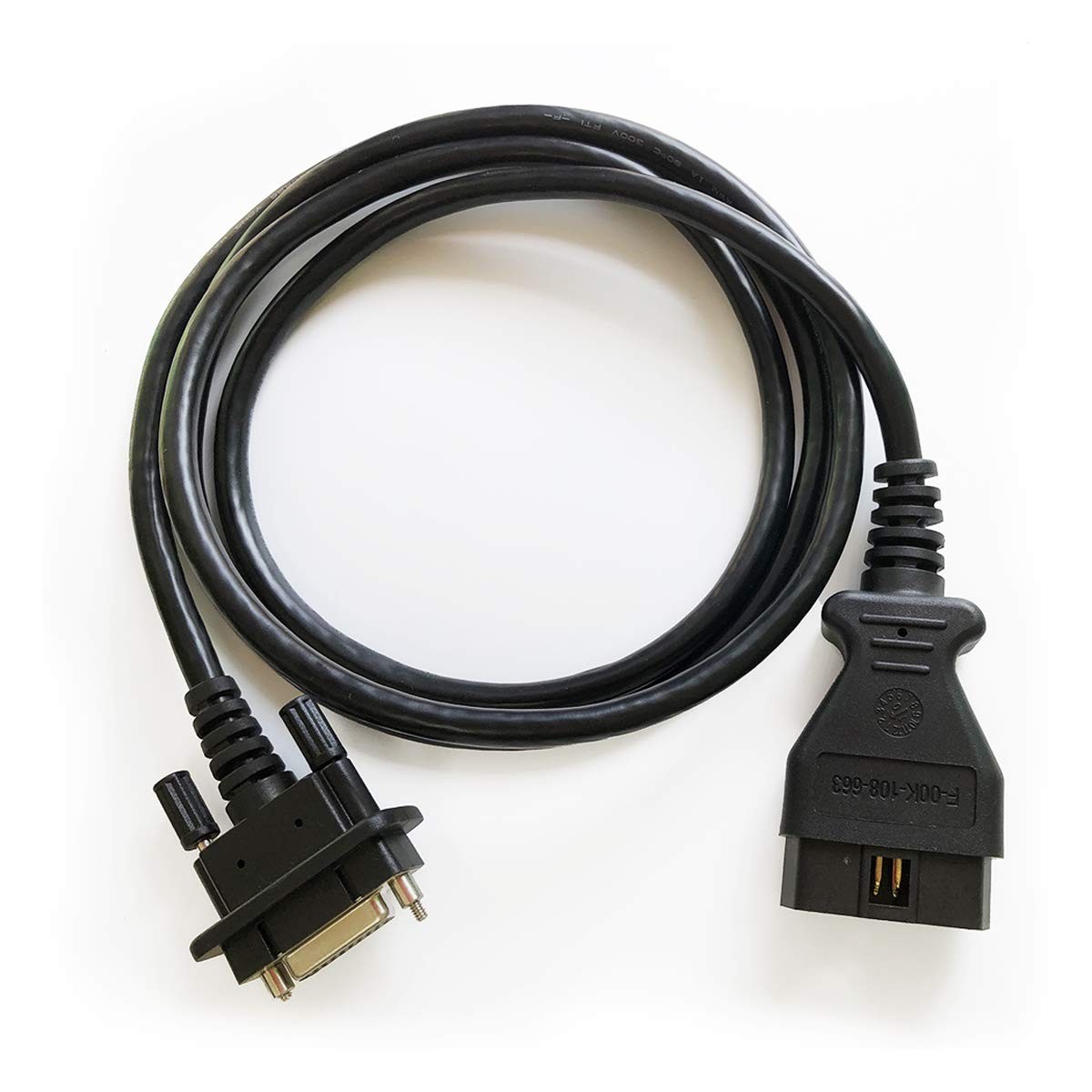 VCMII VCM2 Diagnostic Cable OBD2 Main DLC Test 2 meters, Black