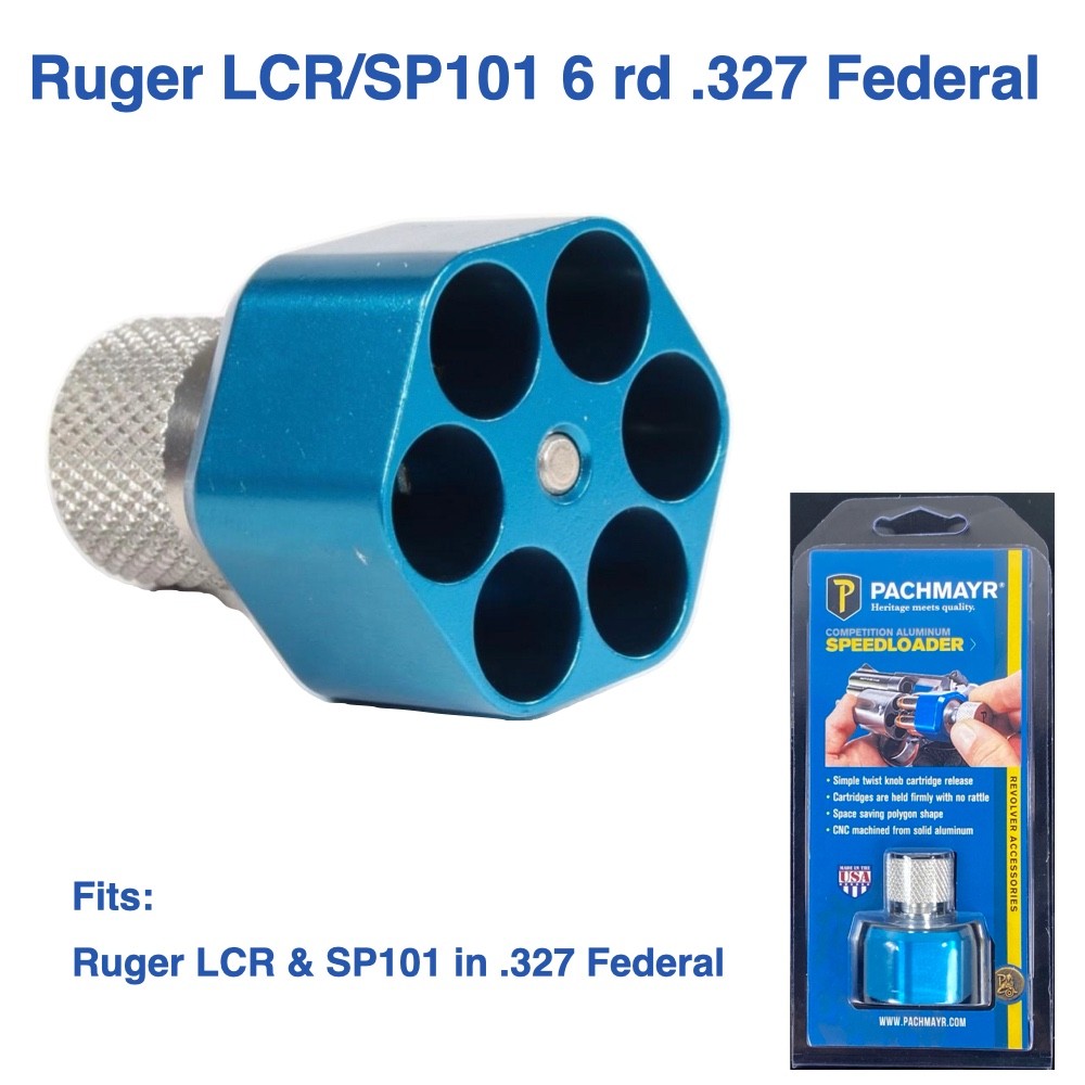 Pachmayr 6 shot Ruger 38/357/327 Federal LCR & SP101 Speedloader  - 02651