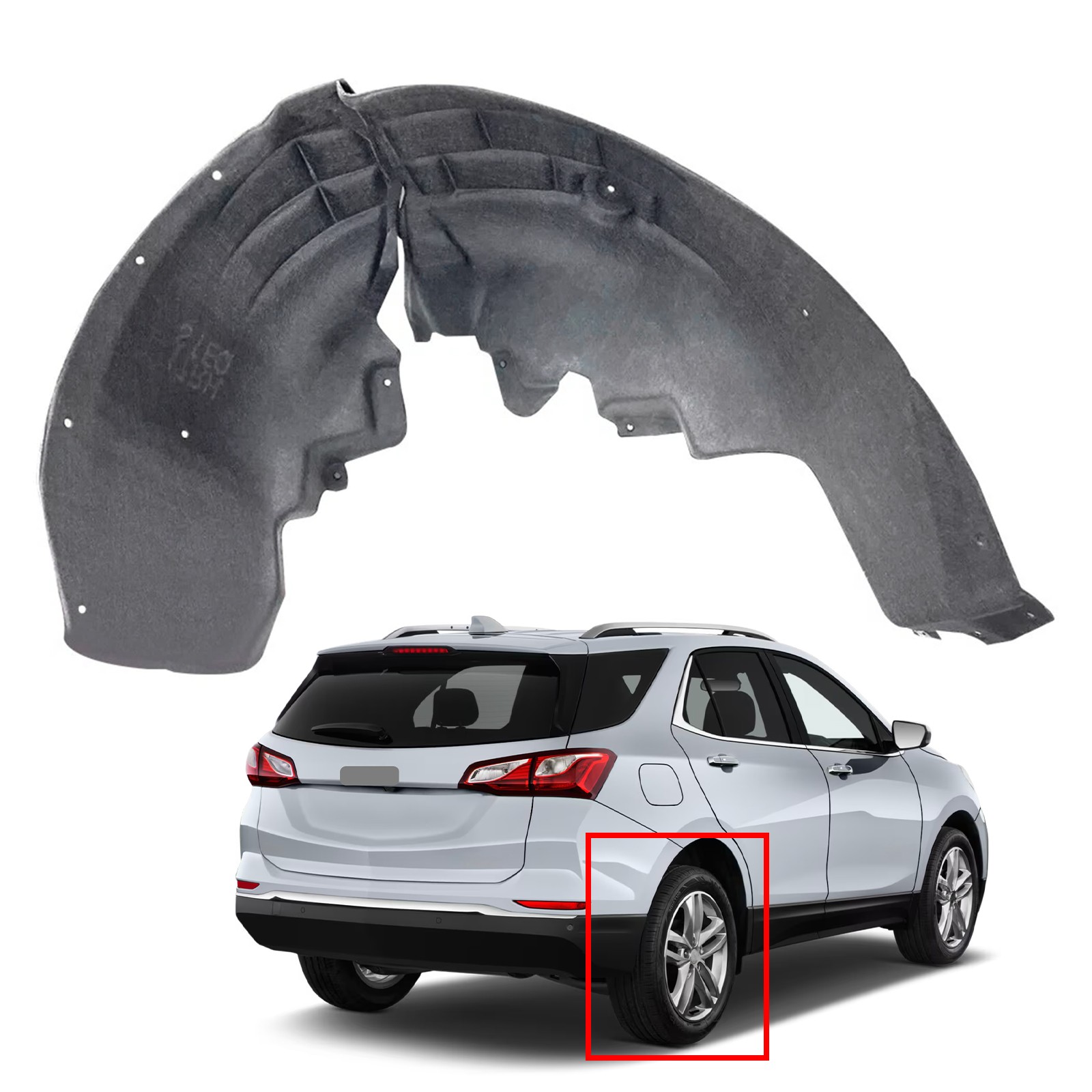 For 2018-2024 Chevy Equinox Rear Fender Liner Inner Panel Passenger 23462468