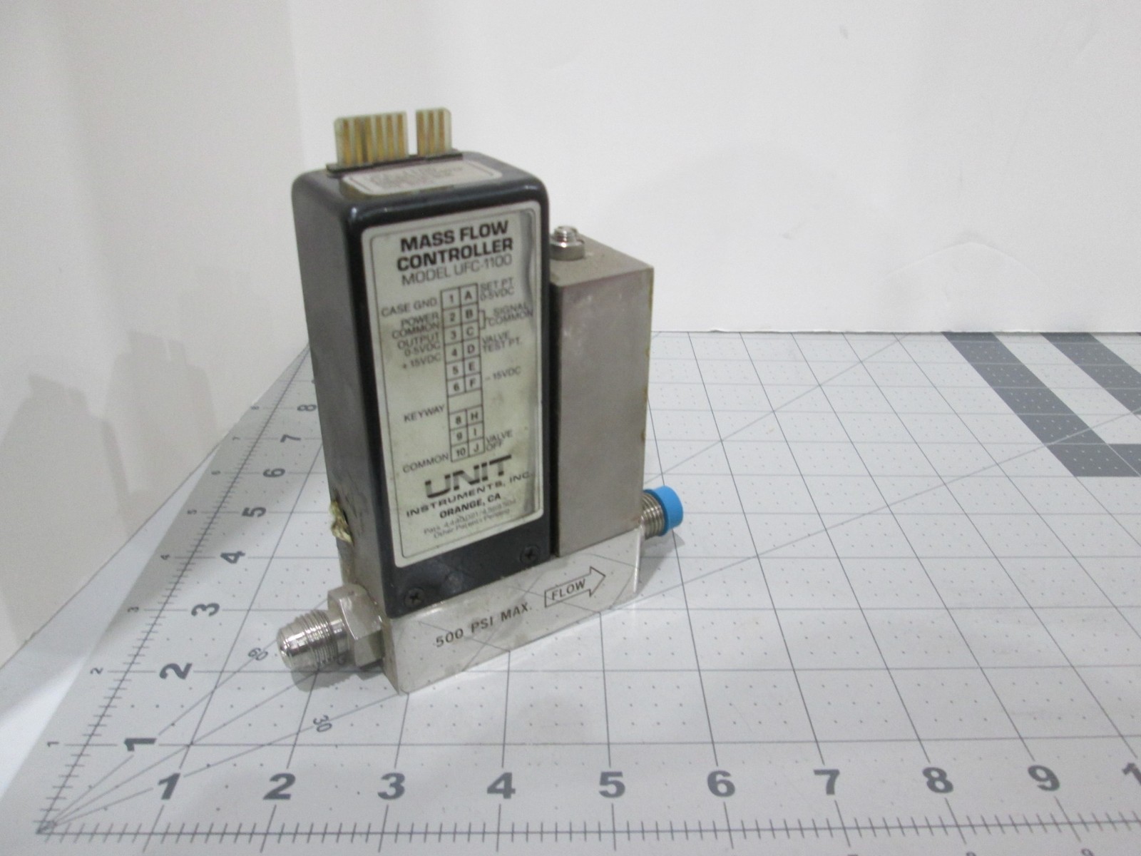 Unit, UFC-1100, Mass Flow Controller, SiH4, .5 SLM, Used