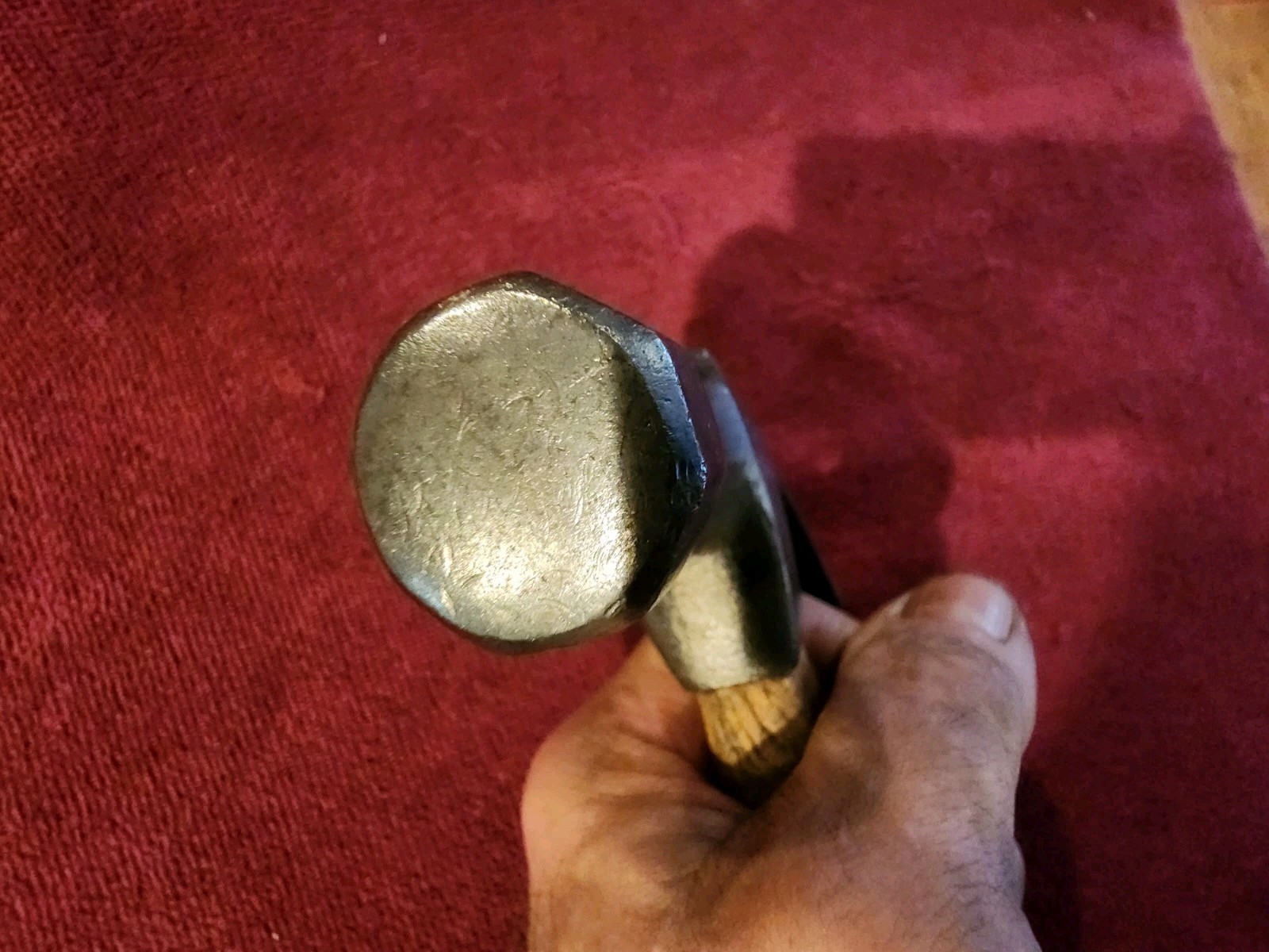 Vintage Stanley #101-1/2 16 oz Claw Hammer, Octagonal Handle