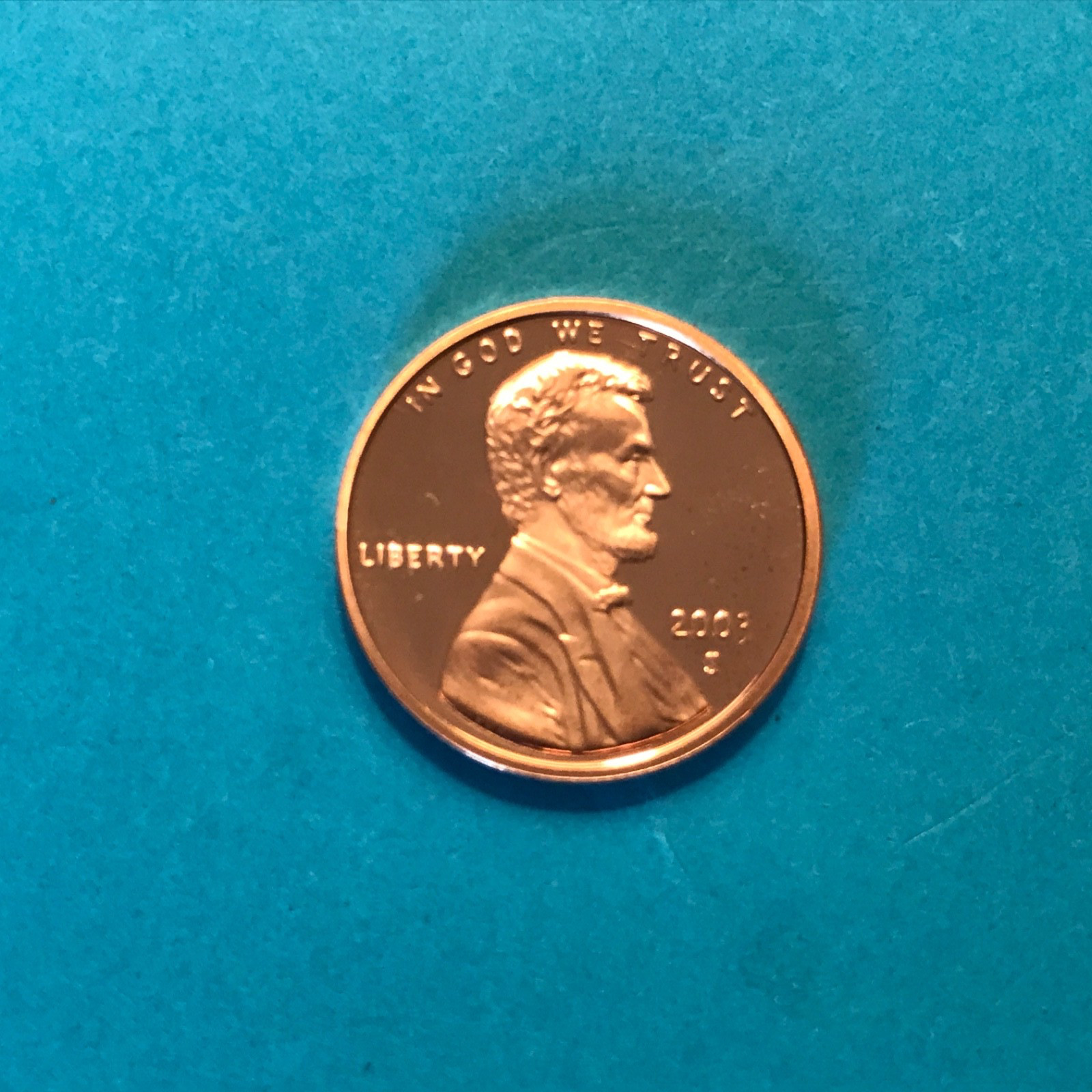 2003 S Proof Lincoln Cent    FREE SHIP
