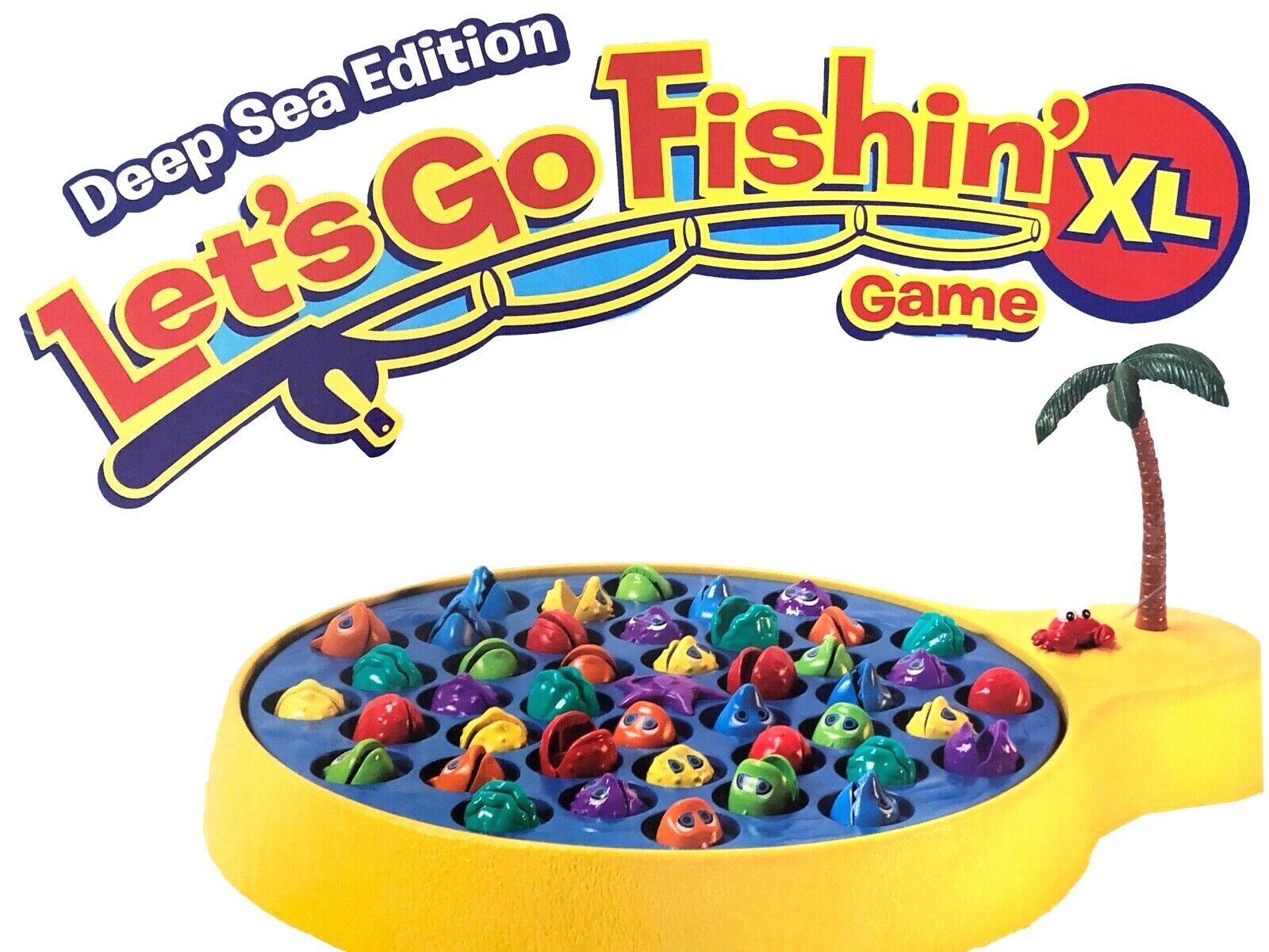 Let's Go Fishin' Deep Sea Replacement Parts Game Pick Fish / Fishing Poles
