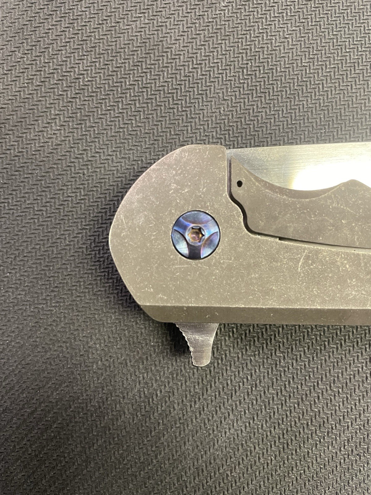Rick Barrett Knives Honor Tanto Flipper