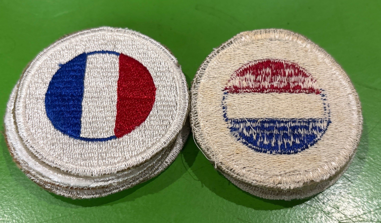 LOT OF 10 WW II - US ARMY GROUND HEADQUARTERS RESERVE PATCH