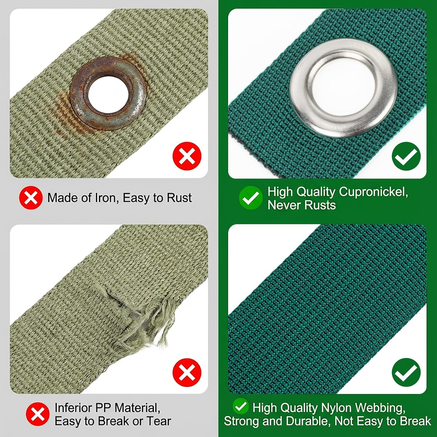10PCS Tree Straps for Staking - Tree Support Straps with Rope | Tree Ties for Su