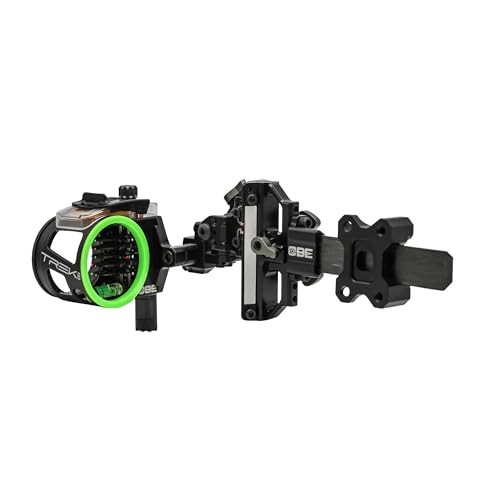 CBE Trek Pro 5-Pin .010" Fiber Bow Sight RH for Archery (CBE-TKP-5-RH-10)