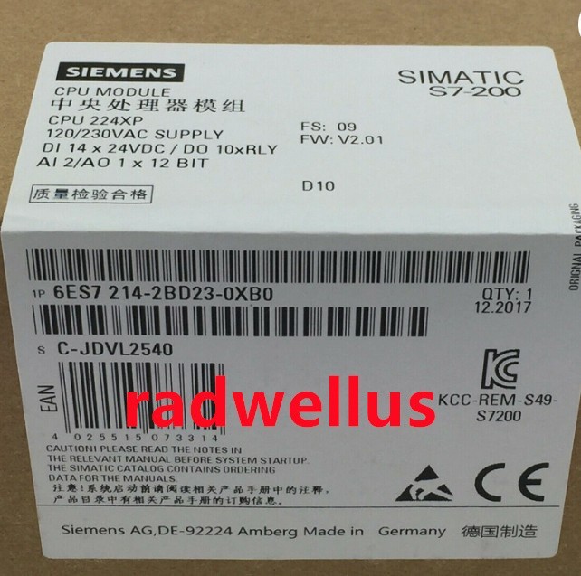 NEW IN BOX SIEMENS 6ES7 214-2BD23-0XB0  6ES7214-2BD23-0XB0