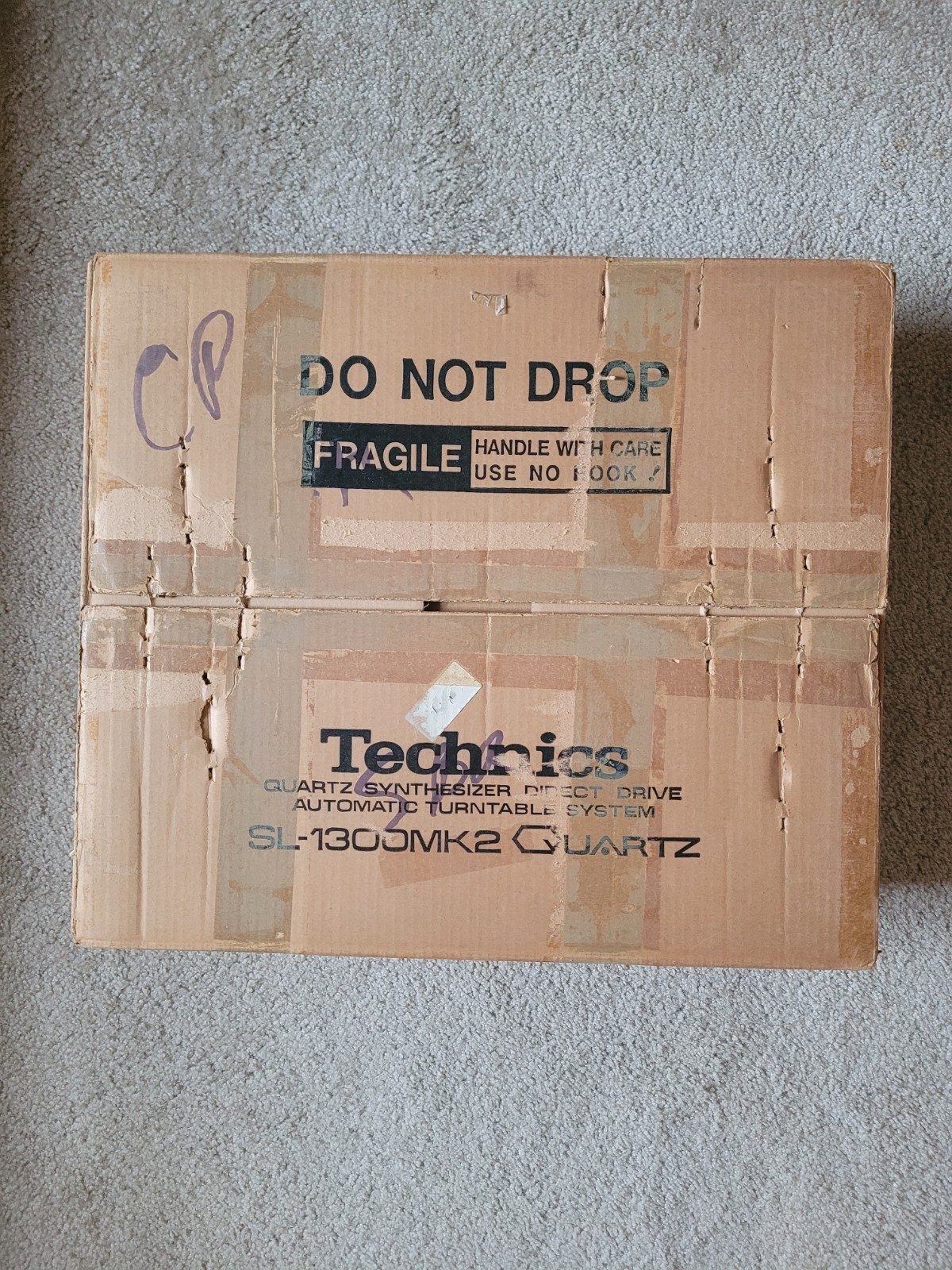 Vintage Technics SL-1300MK2 Turntable - Excellent Condition