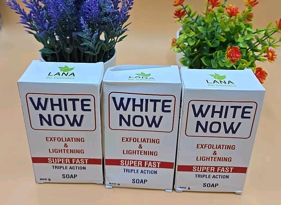 3 pack White Now triple action whitening soap 200g