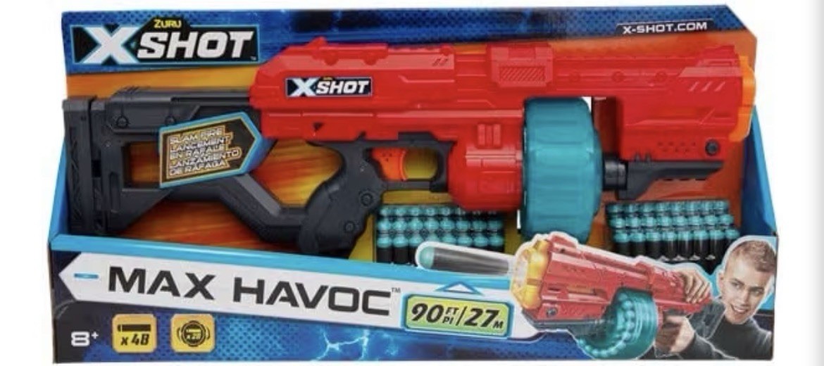 Zuru X-Shot Max Havoc 8+