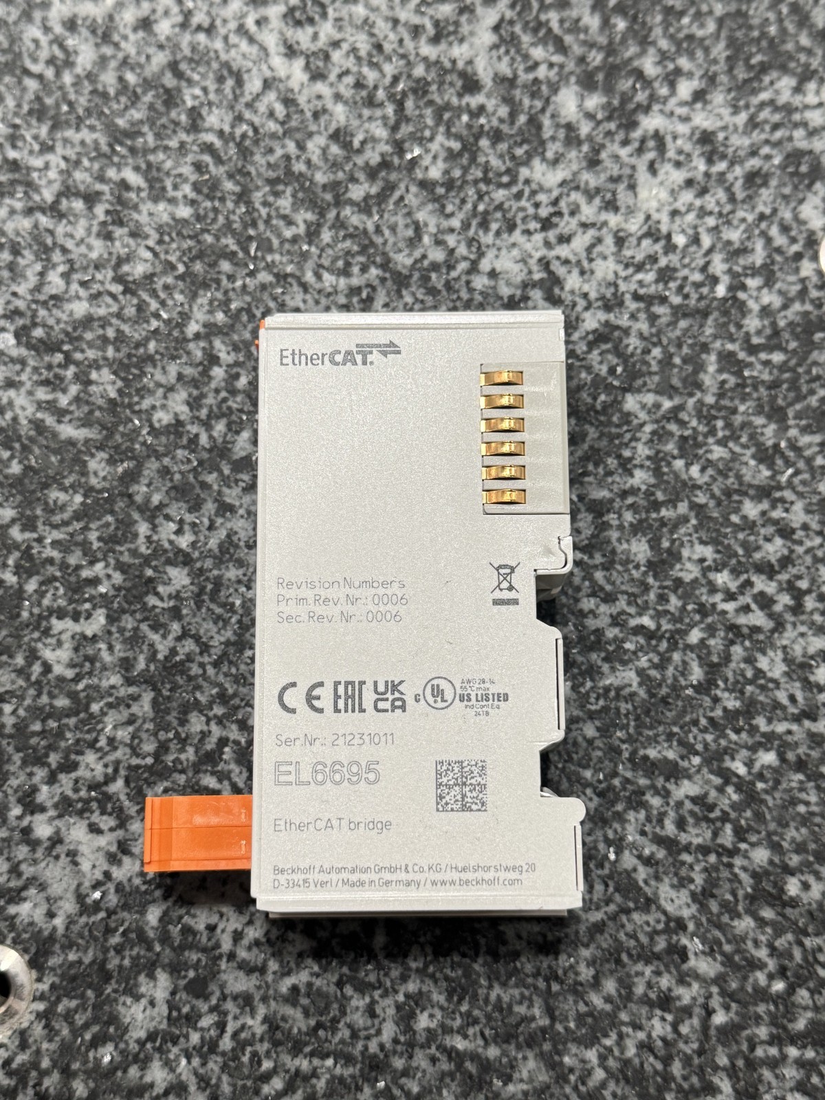 Beckhoff EL6695 EtherCAT Bridge Terminal