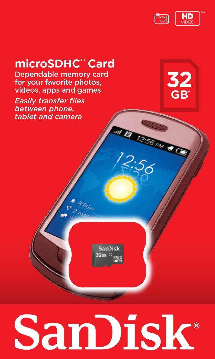 SanDisk 32GB Micro sd Card SDHC MicroSD Memory for Samsung LG Android