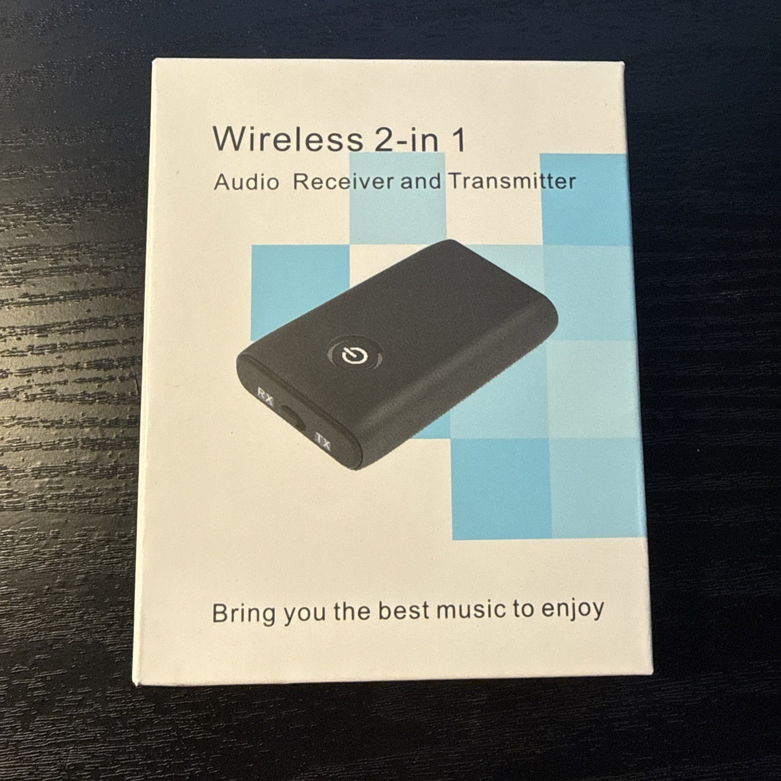 Bluetooth 5.0 Transmitter Receiver 2 IN 1 Wireless Audio 3.5mm Jack Aux Adapter