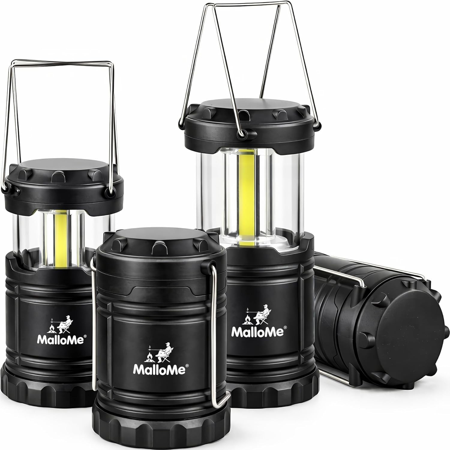 LED Camping Lantern Battery Powered Collapsible Portable Light for Outdoors Home
