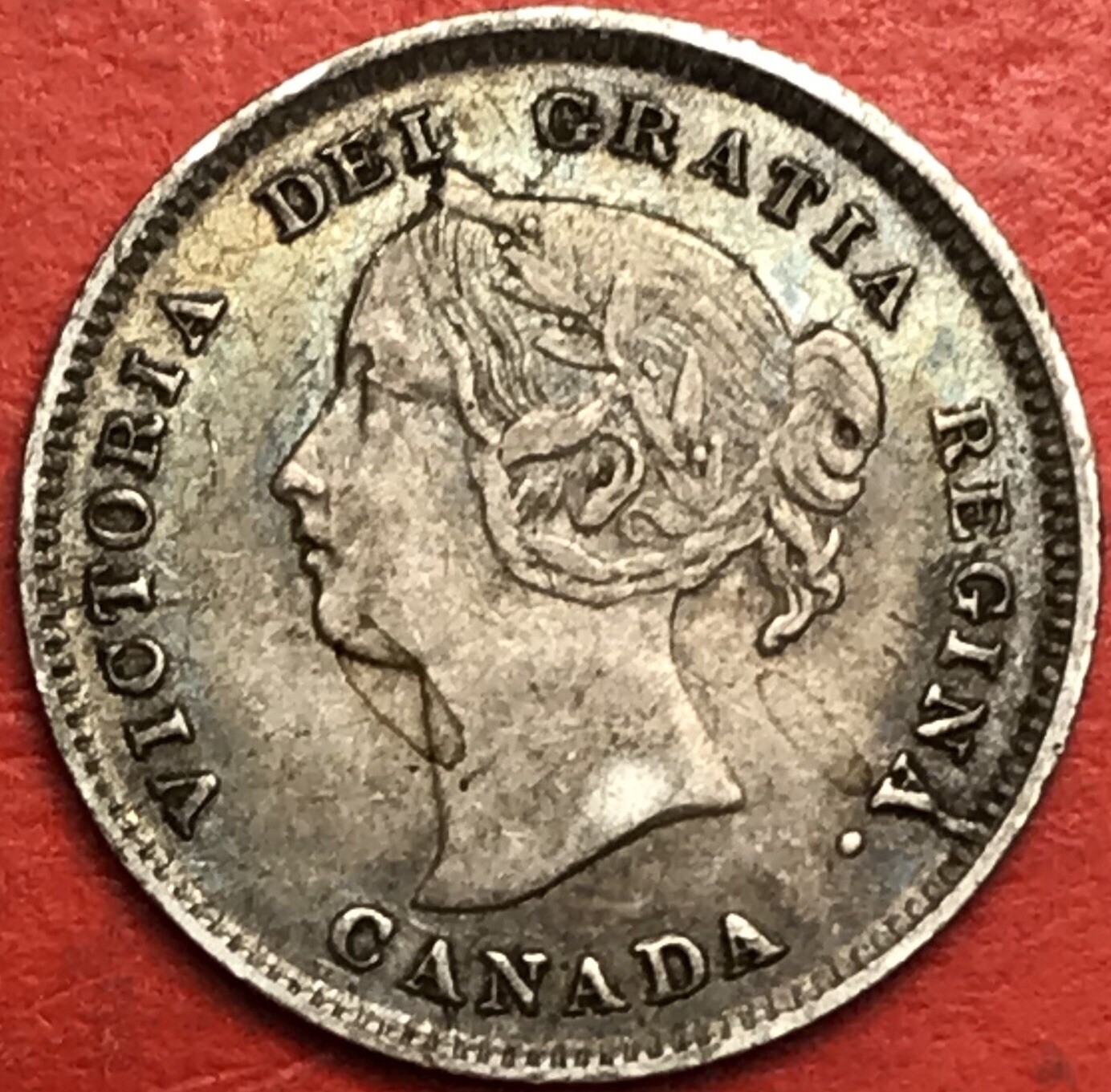 1893 Canada 5 Cents - VF/EF -  Lot#3342