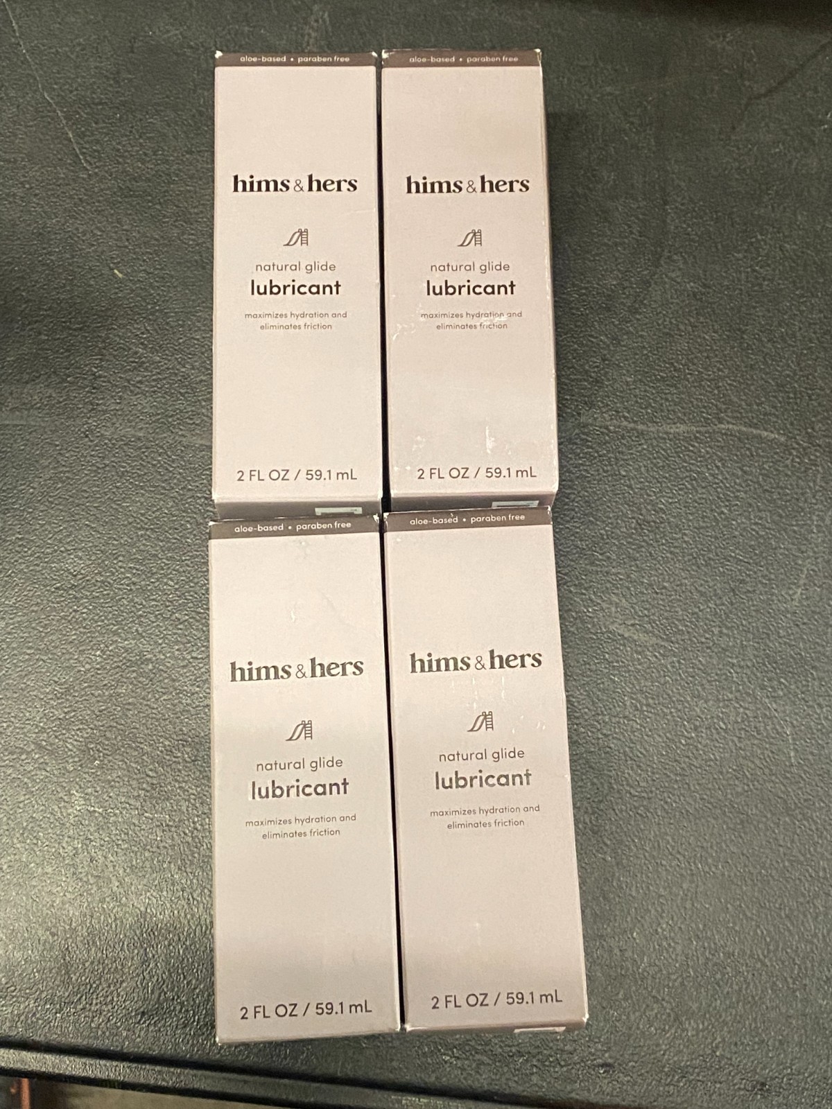 Lot of 4 Hims & Hers Natural Glide Lube EXP: 06/2026 +