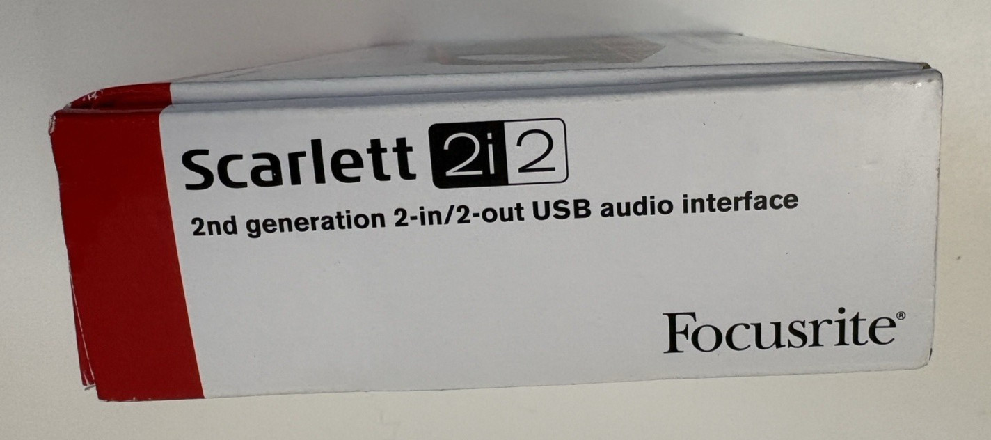 NEW Focusrite SCARLETT 2i2 2ND GEN 2-in/2-out USB Audio Interface