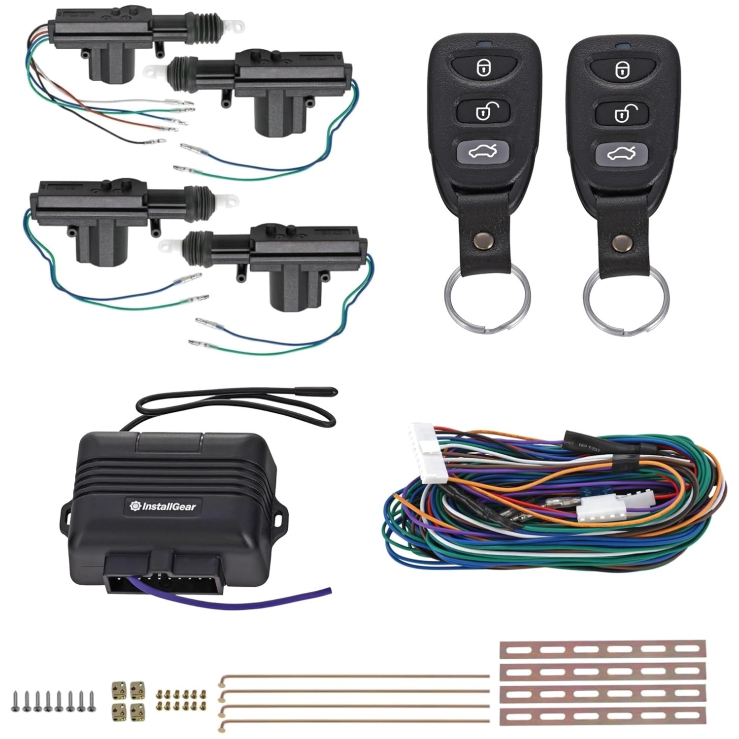 Universal Car Keyless Entry System - Remote Control Lock Kit