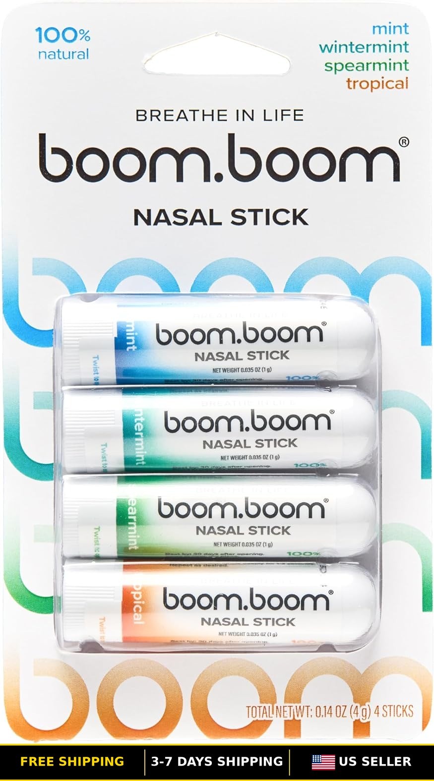 Vapor Flow Nasal Inhaler | Cool Menthol Stick for Easy Breathing