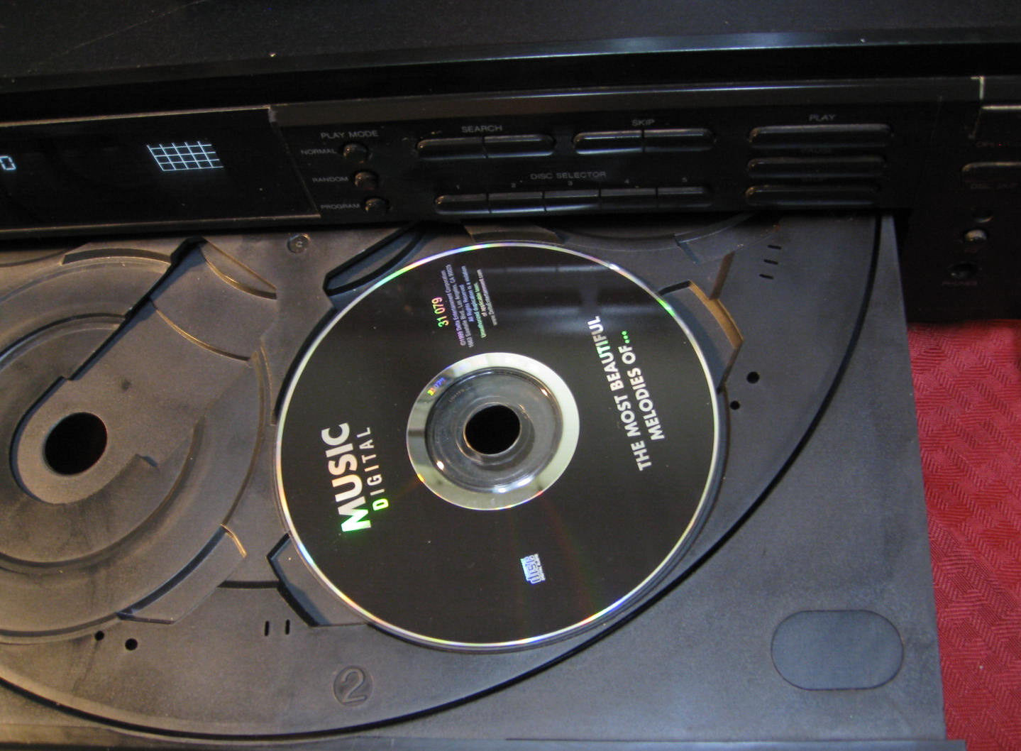 Carver SD/A350 Rack Mount CD Player Tested & Working w/ Remote Control