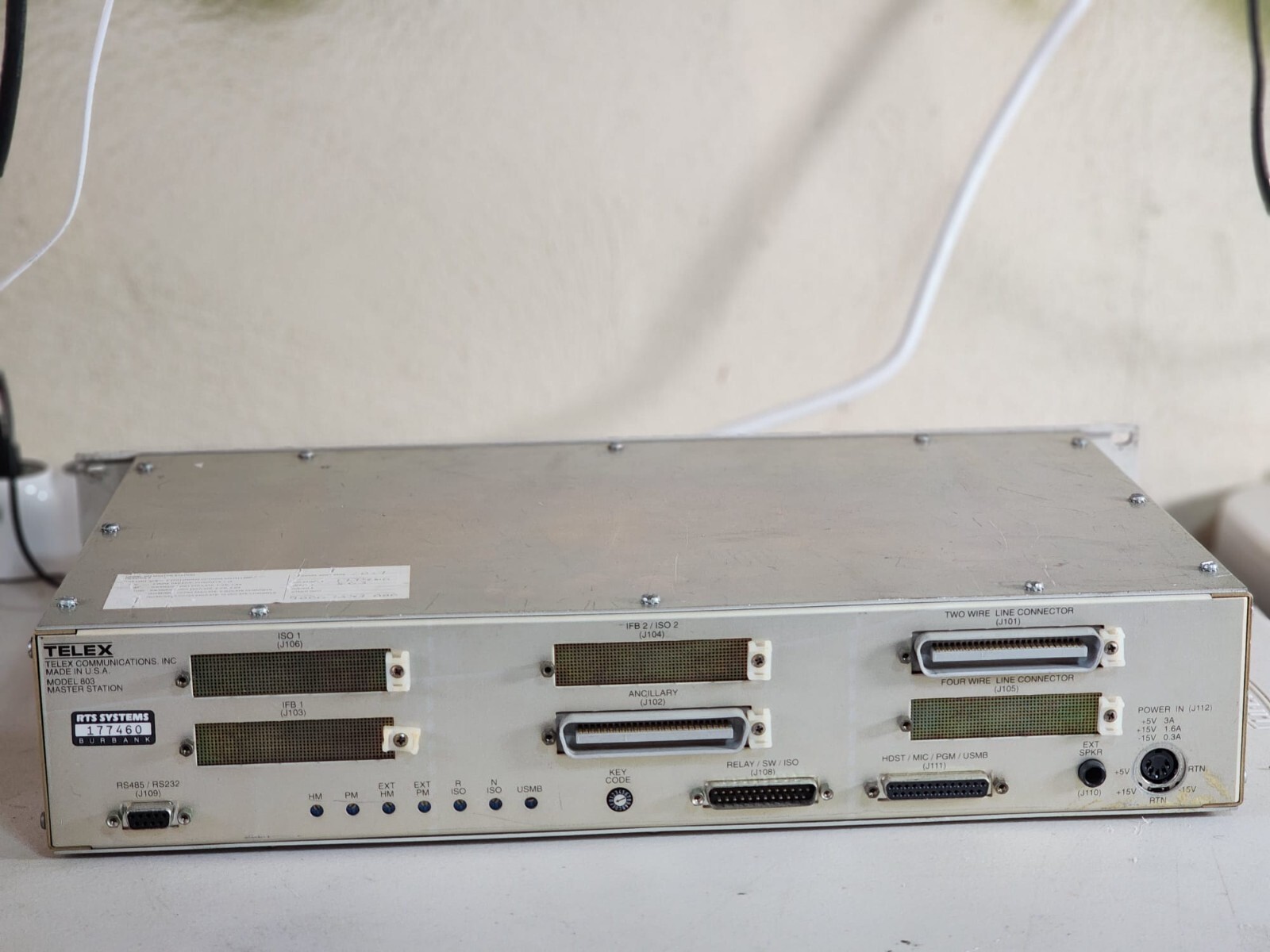 RTS 803 Master Station + RTS 862 Intercom System Interconnect