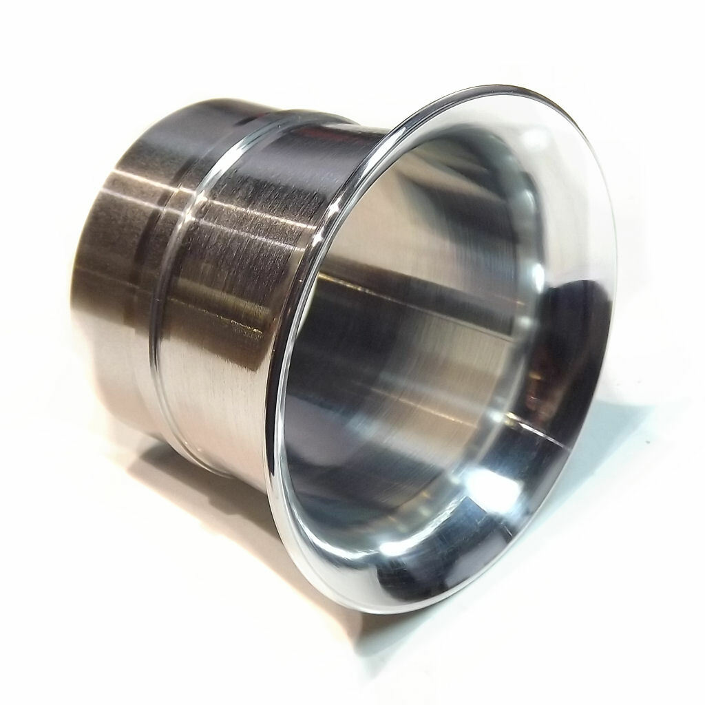 Trumpet 32mm 1.25" Weber 46/48 IDA slide in Velocity Stack AL air horn ram pipe
