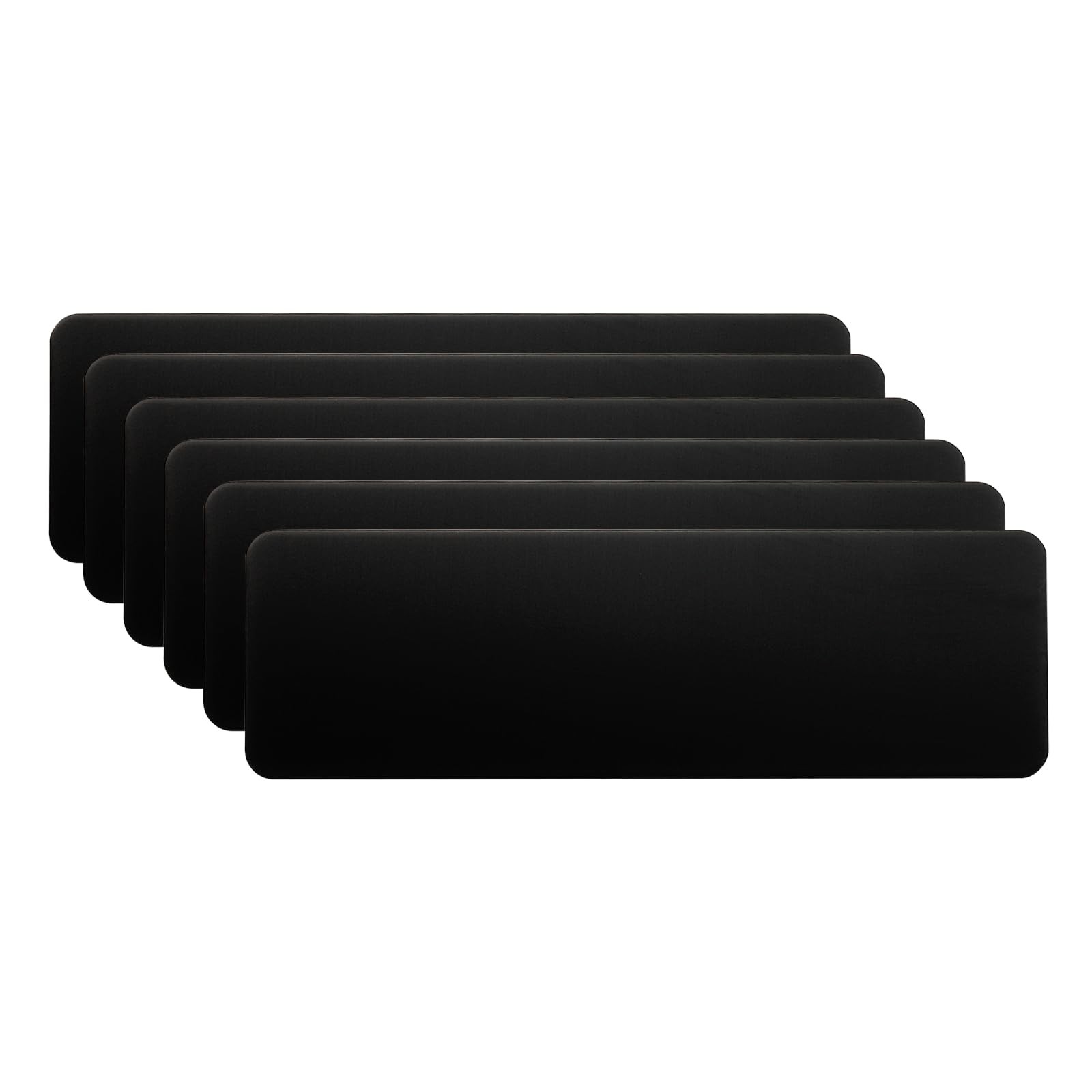 PATIKIL 3x1 Inch Anodized Aluminum Sheet Metal, 6 Pack Laser Plates Engraving...