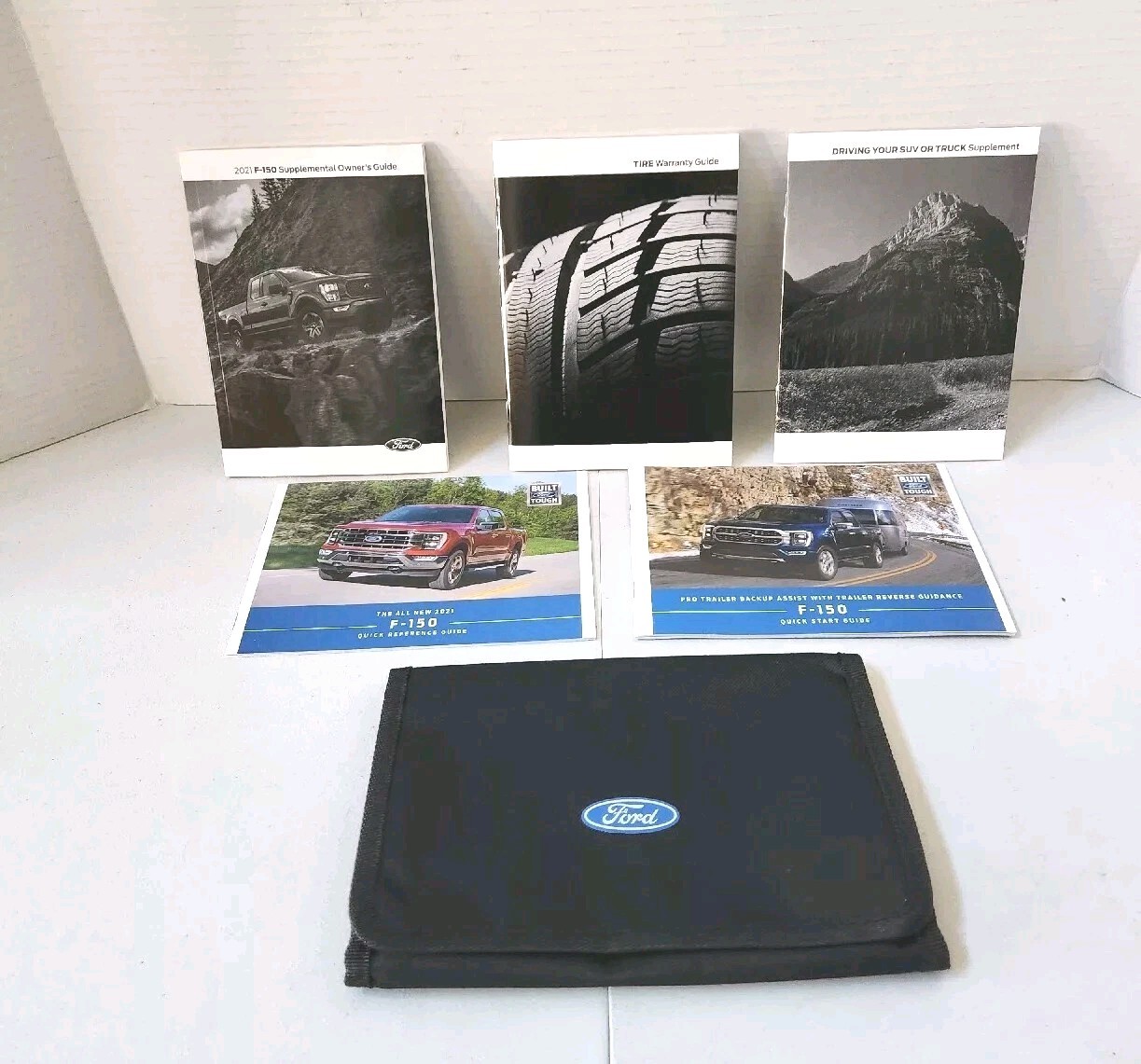 2021 Ford F150 Supplemental Owners Manual Set And Case OEM Free Shipping