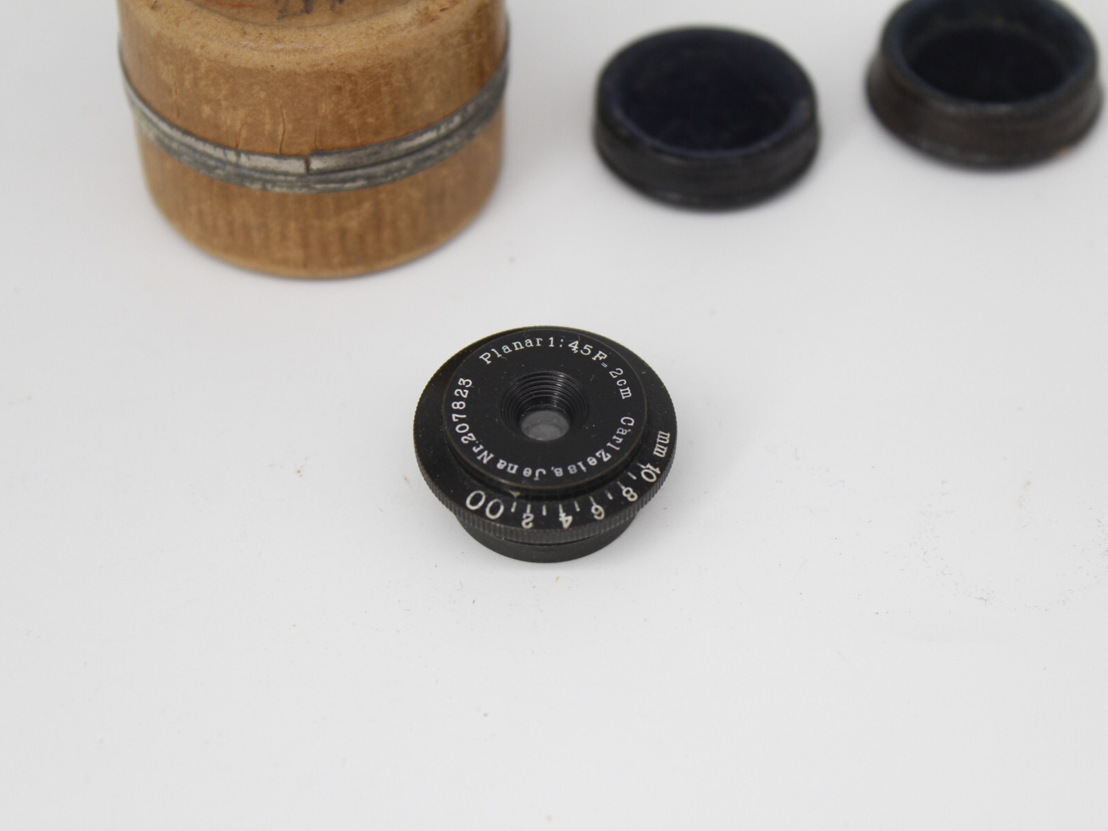 Rare Zeiss Planar Lens Objective f = 2 cm 1:4,5 Series 1a #CR14
