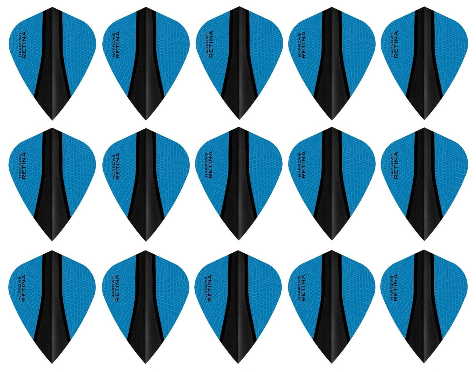 5 New Sets Harrows Retina X Kite Dart Flights – Ships w/ Tracking - Aqua