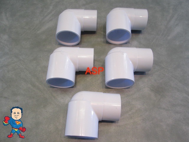 5X Hot Tub Spa 90° ELL 2" Street X 2" Slip Plumbing PVC Fitting How To Video