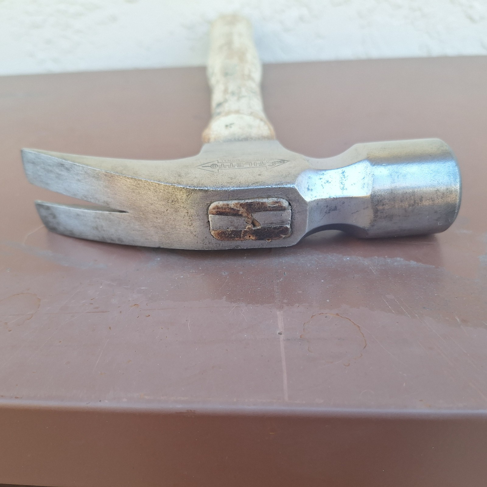 Vintage Stiletto Straight Claw Framing Hammer Smooth Face Solid No Play