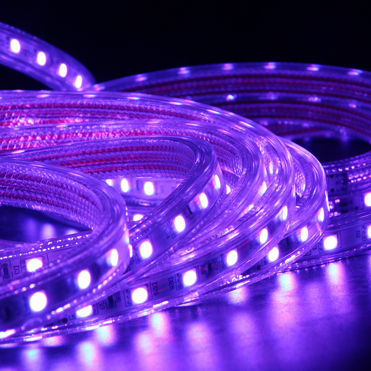 LED Strip Rope Light Waterproof Multi Color Changing Lights Flexible With Remote