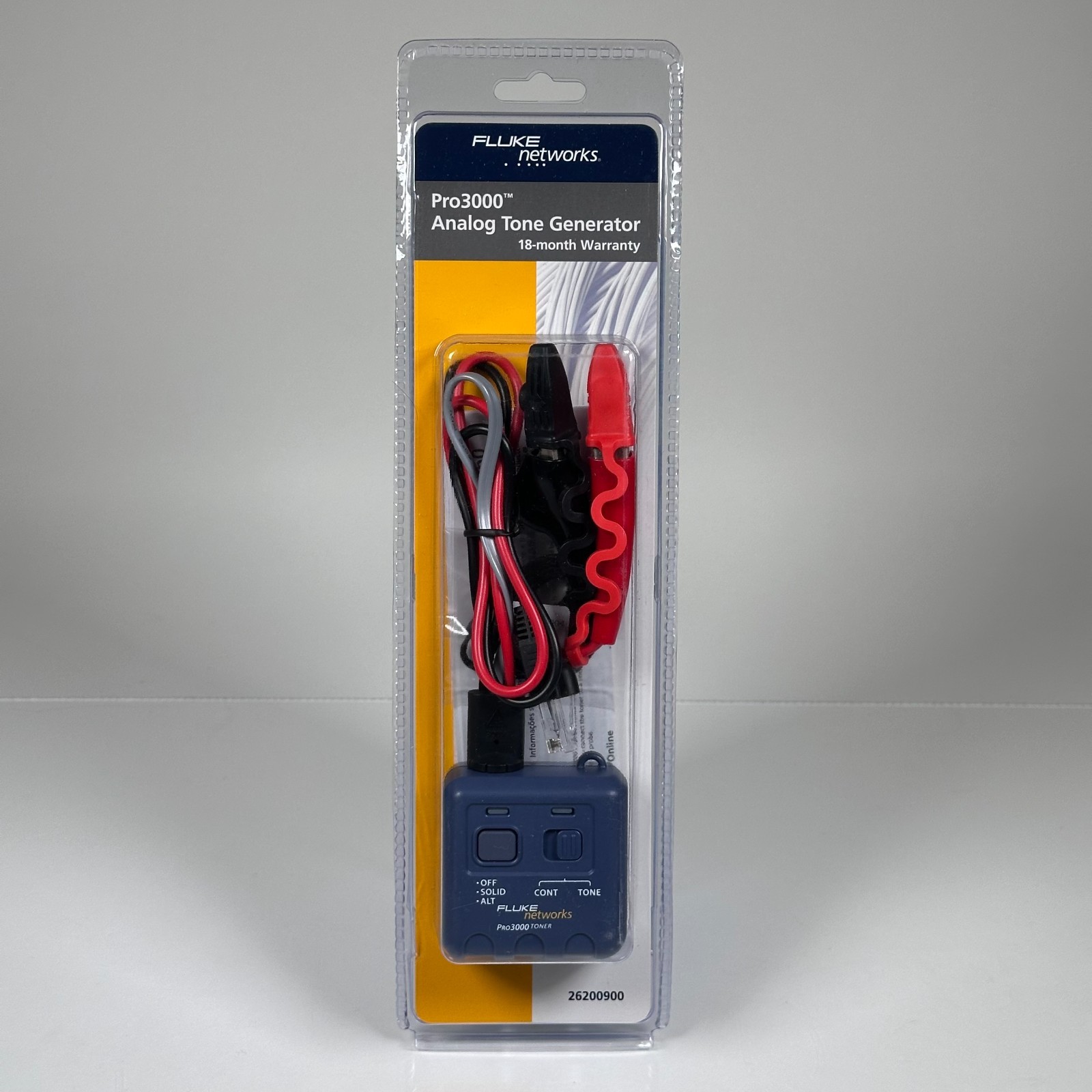(New) Fluke Networks Pro3000 Analog Tone Generator, 26200900