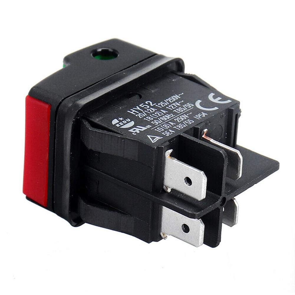 HY52 Equipment Push Button On/Off Start Stop Switch for Mechanical Device...