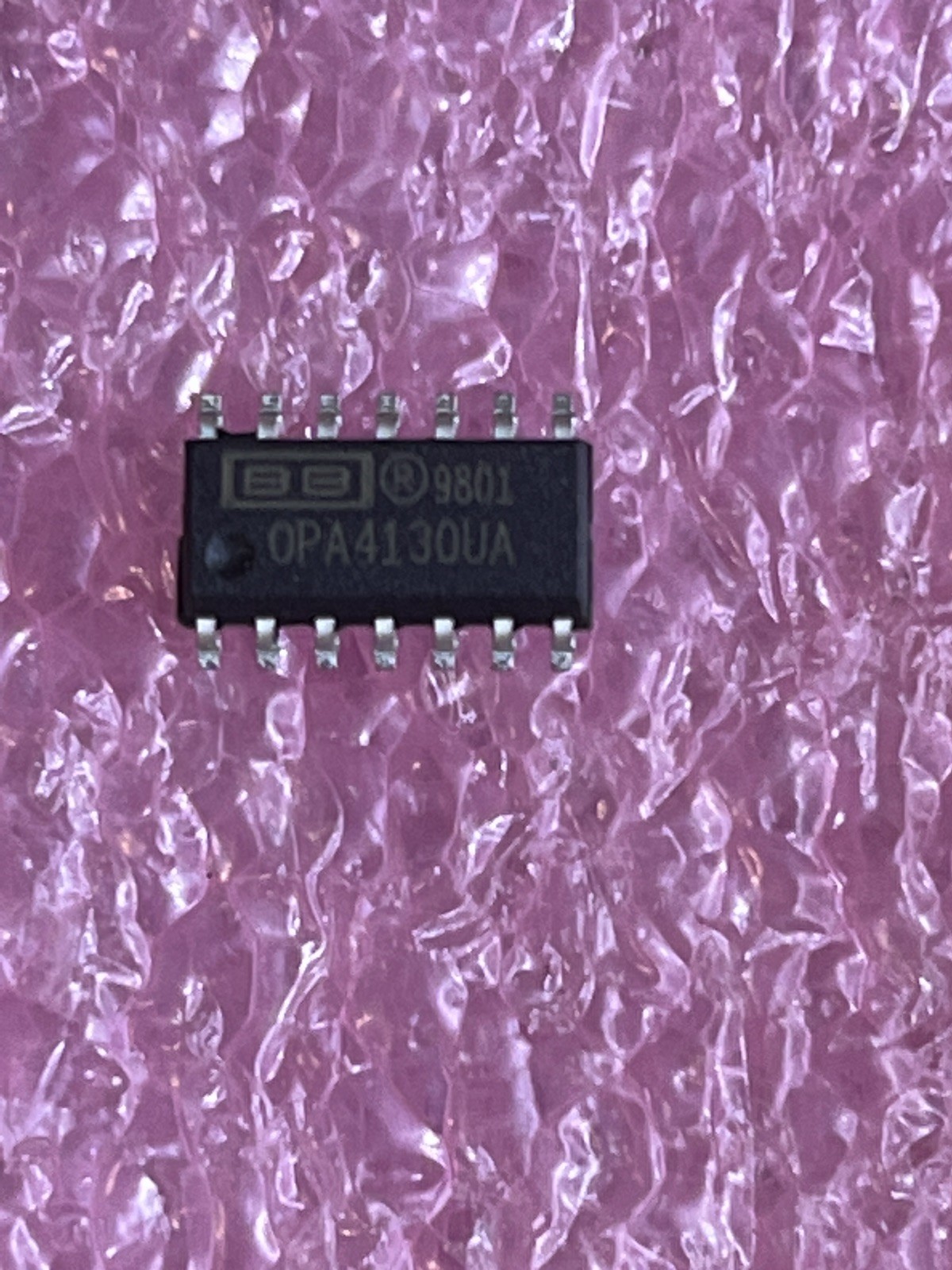 OPA4130UA IC OPAMP JFET 4 CIRCUIT 14 SOIC SMT TI BURR BROWN (LOT OF 1)