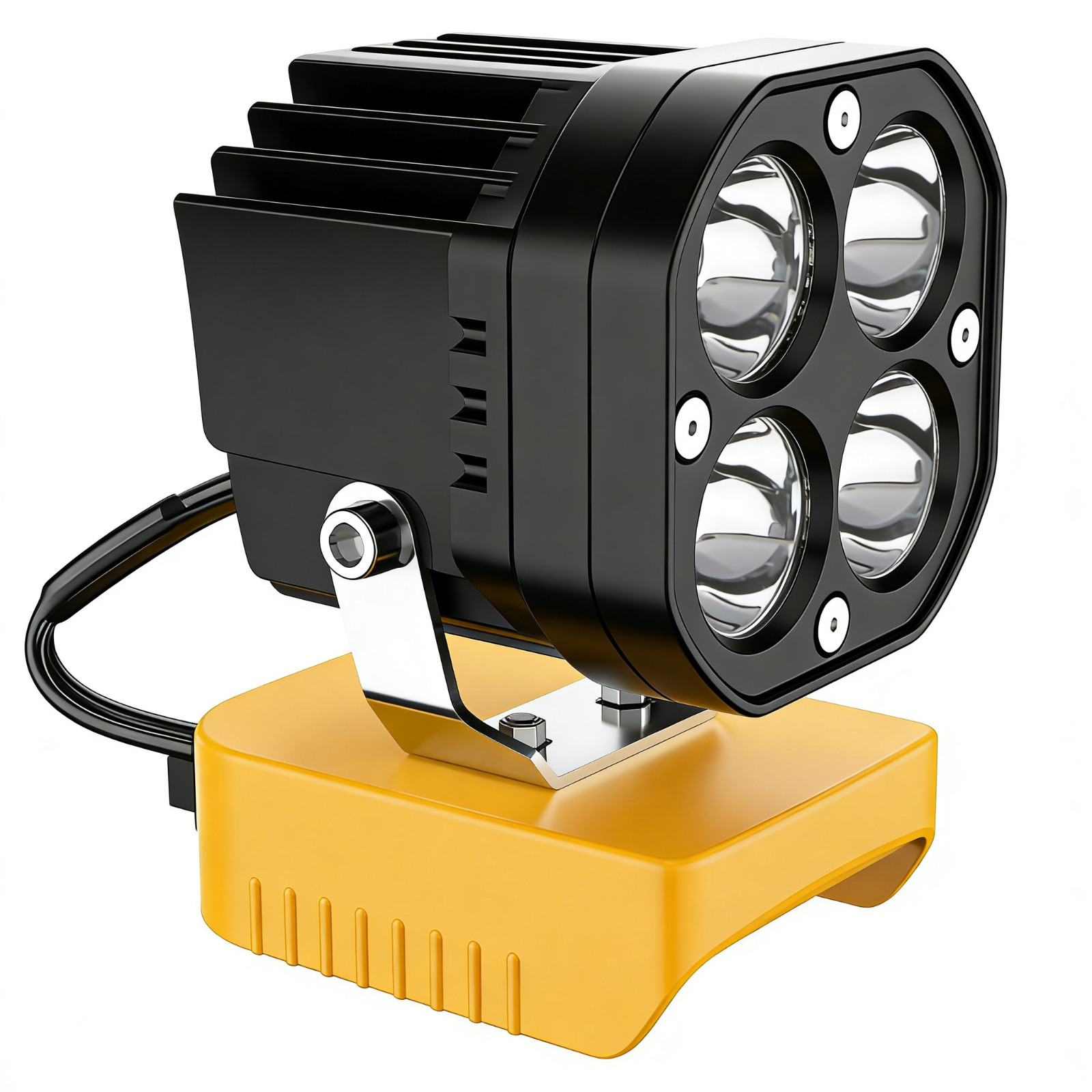40W 6000LM LED Work Light Compatible with Dewalt 20V Batteries