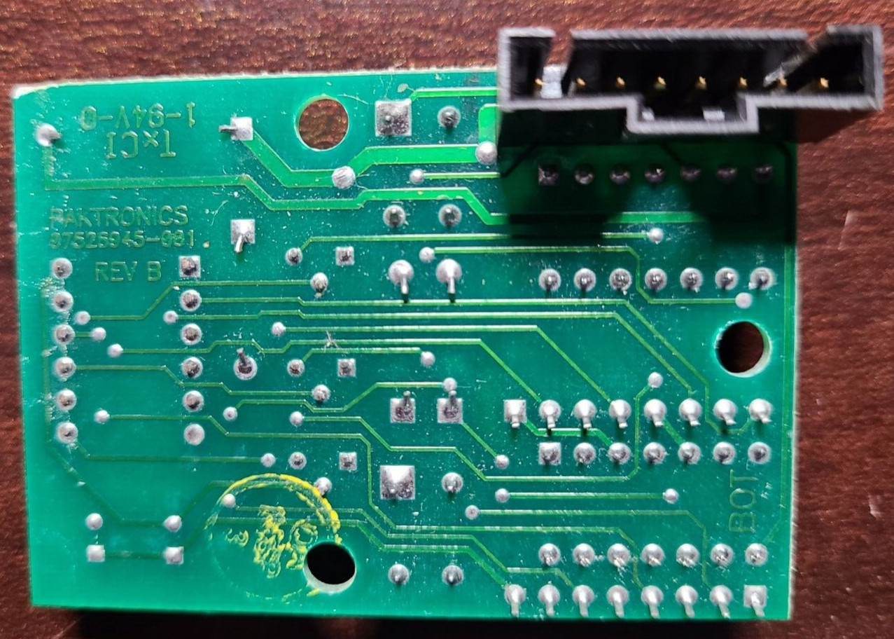 MAXITROL PAKTRONICS 07526945-001 Rev B Control Board with LED Display